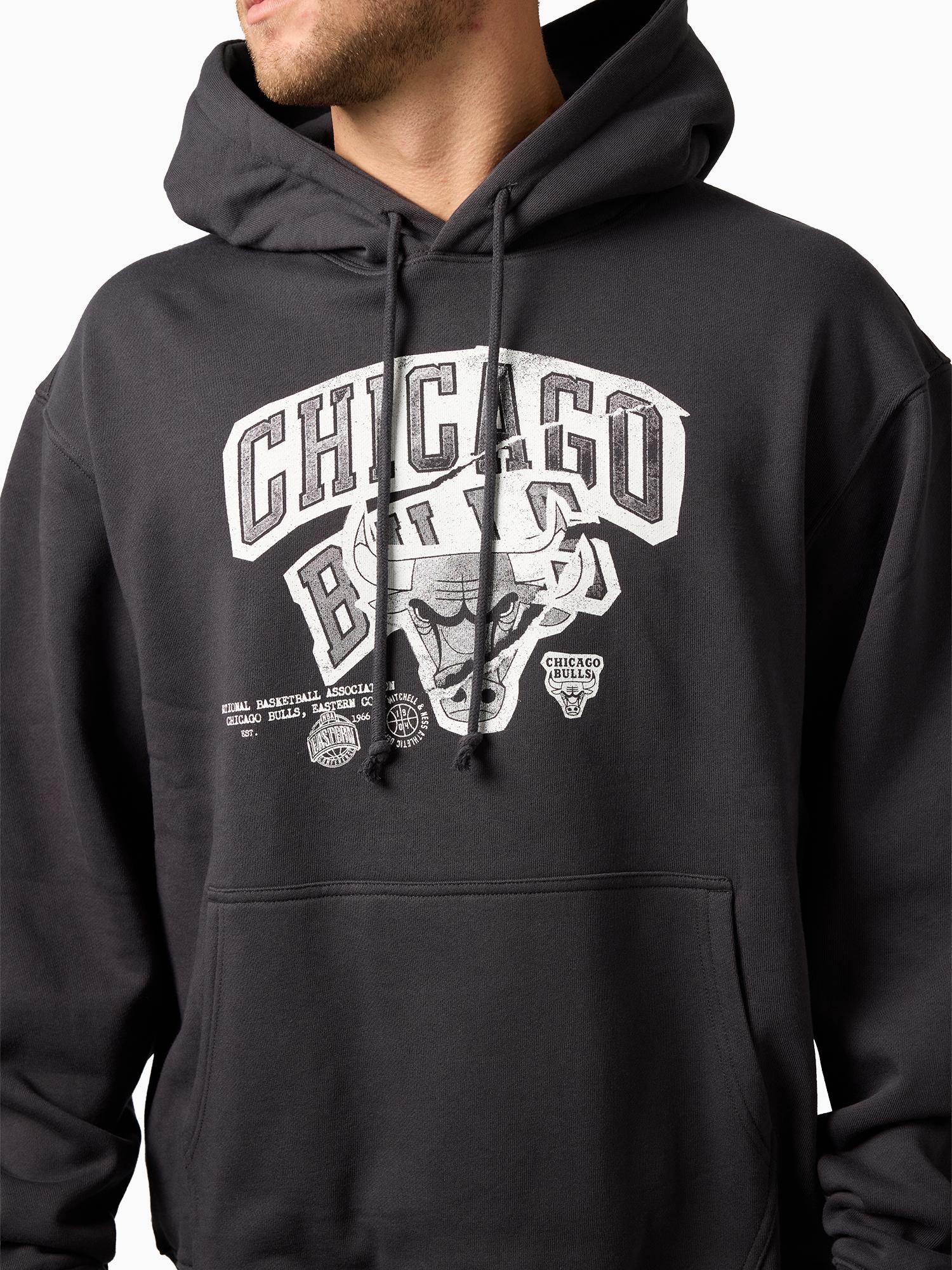 Dennis Rodman Chicago Bulls Ripped Logo Hoodie - Image 3