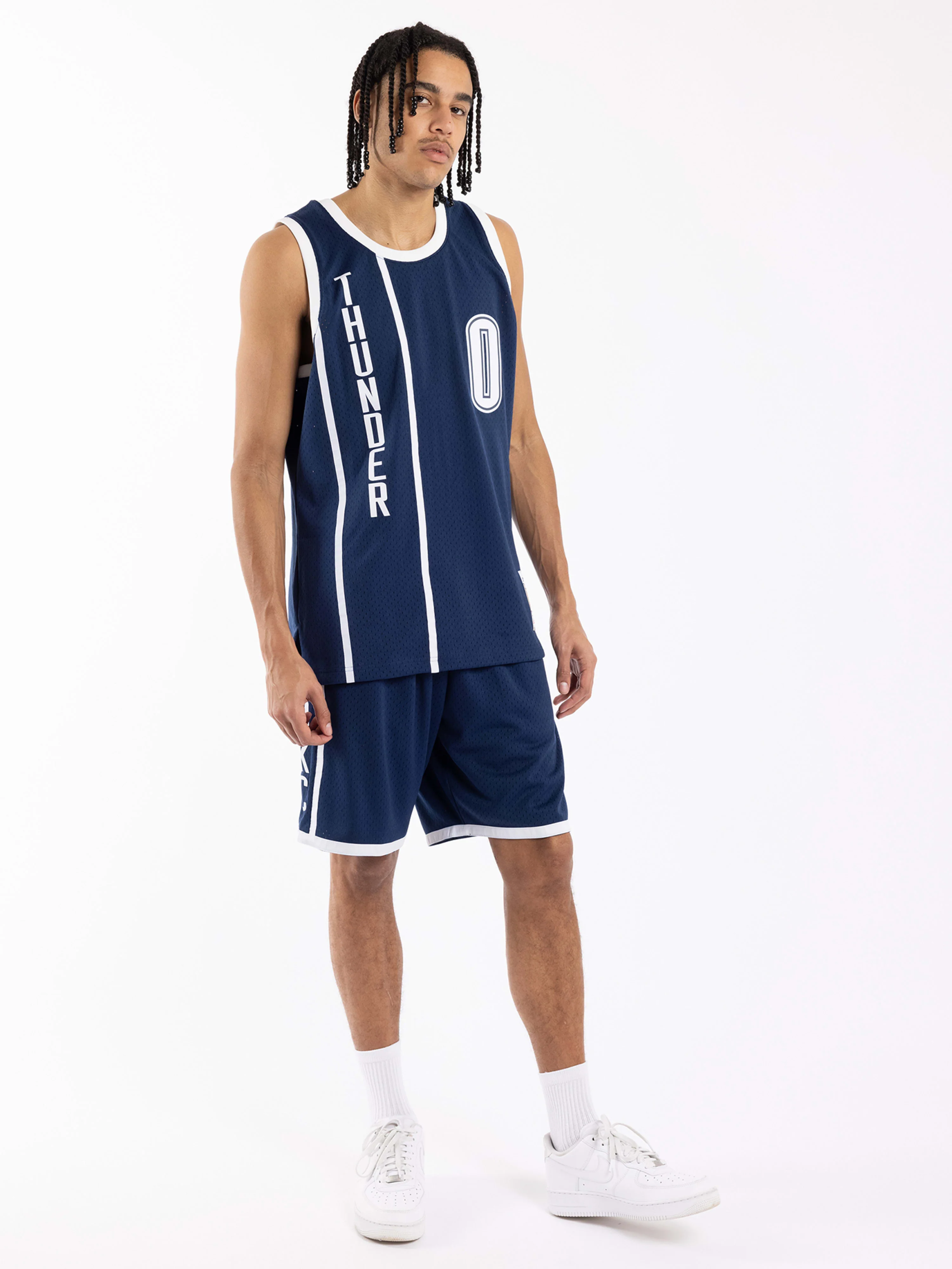 Russell Westbrook 2015-16 Oklahoma City Thunder Alternate Swingman Jersey - Image 3