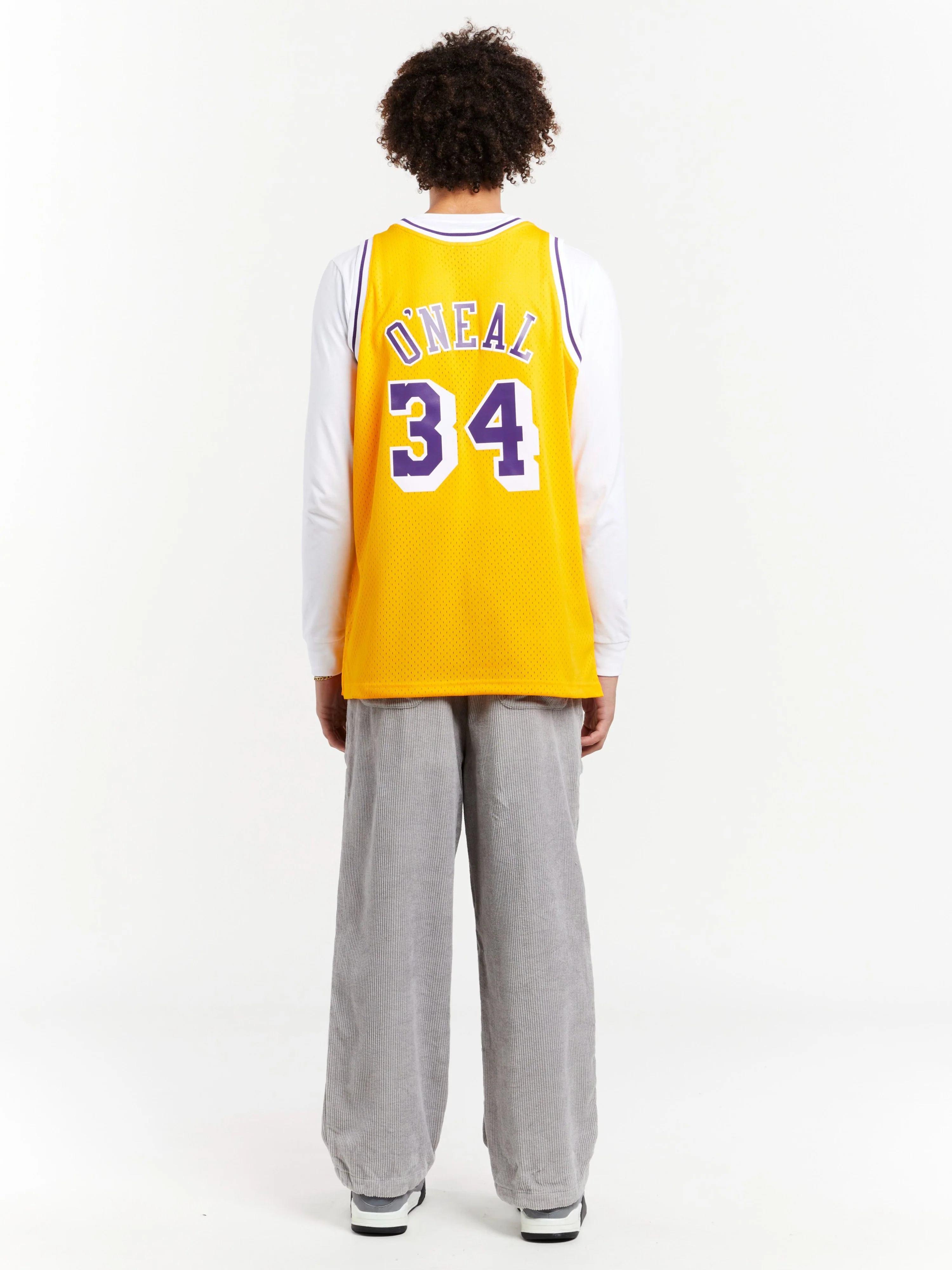 Shaquille O'Neal 1996-97 L.A Lakers Home Swingman Jersey - Image 2