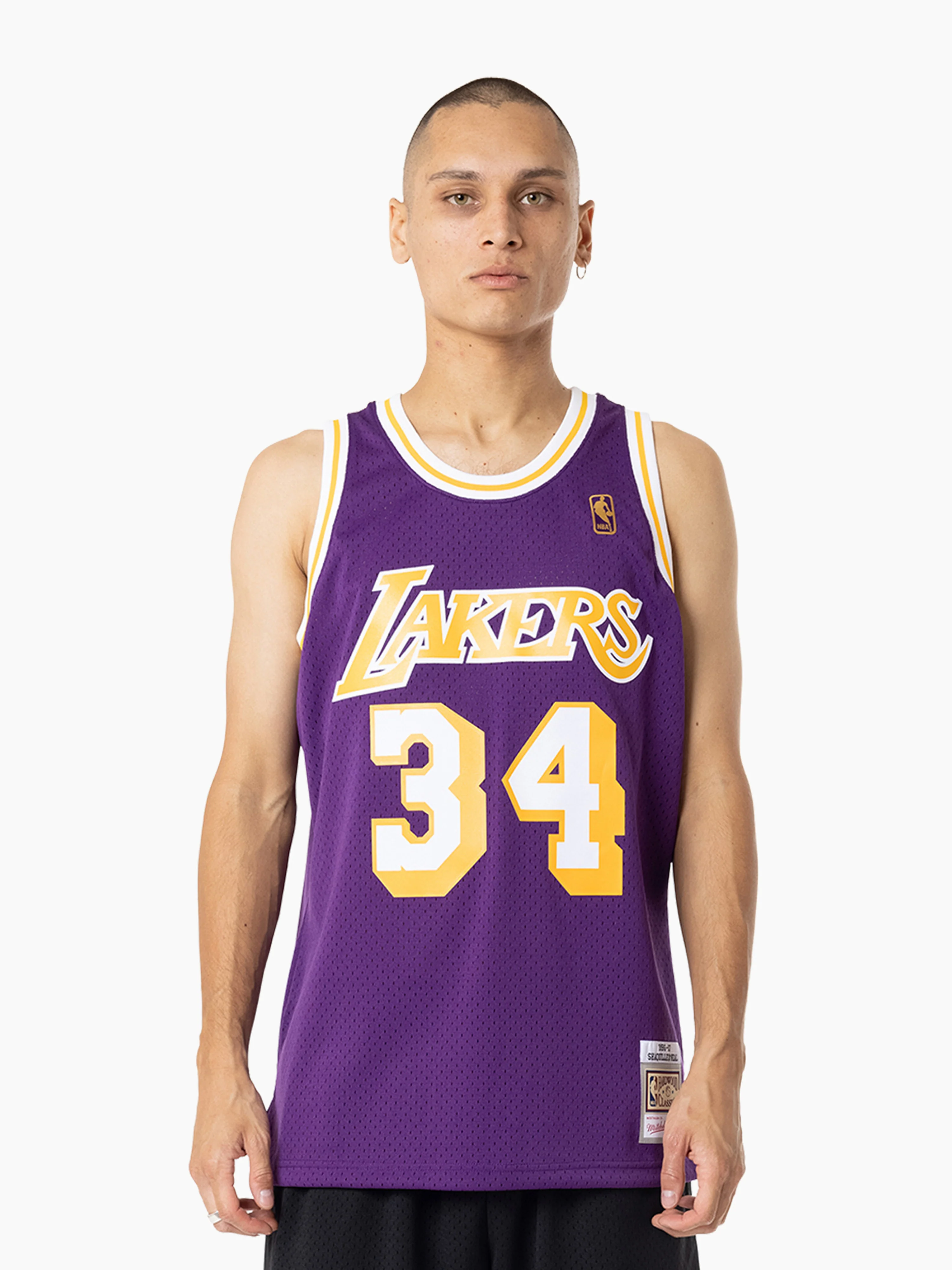 Shaquille O'Neal 1996-97 L.A Lakers Road Swingman Jersey