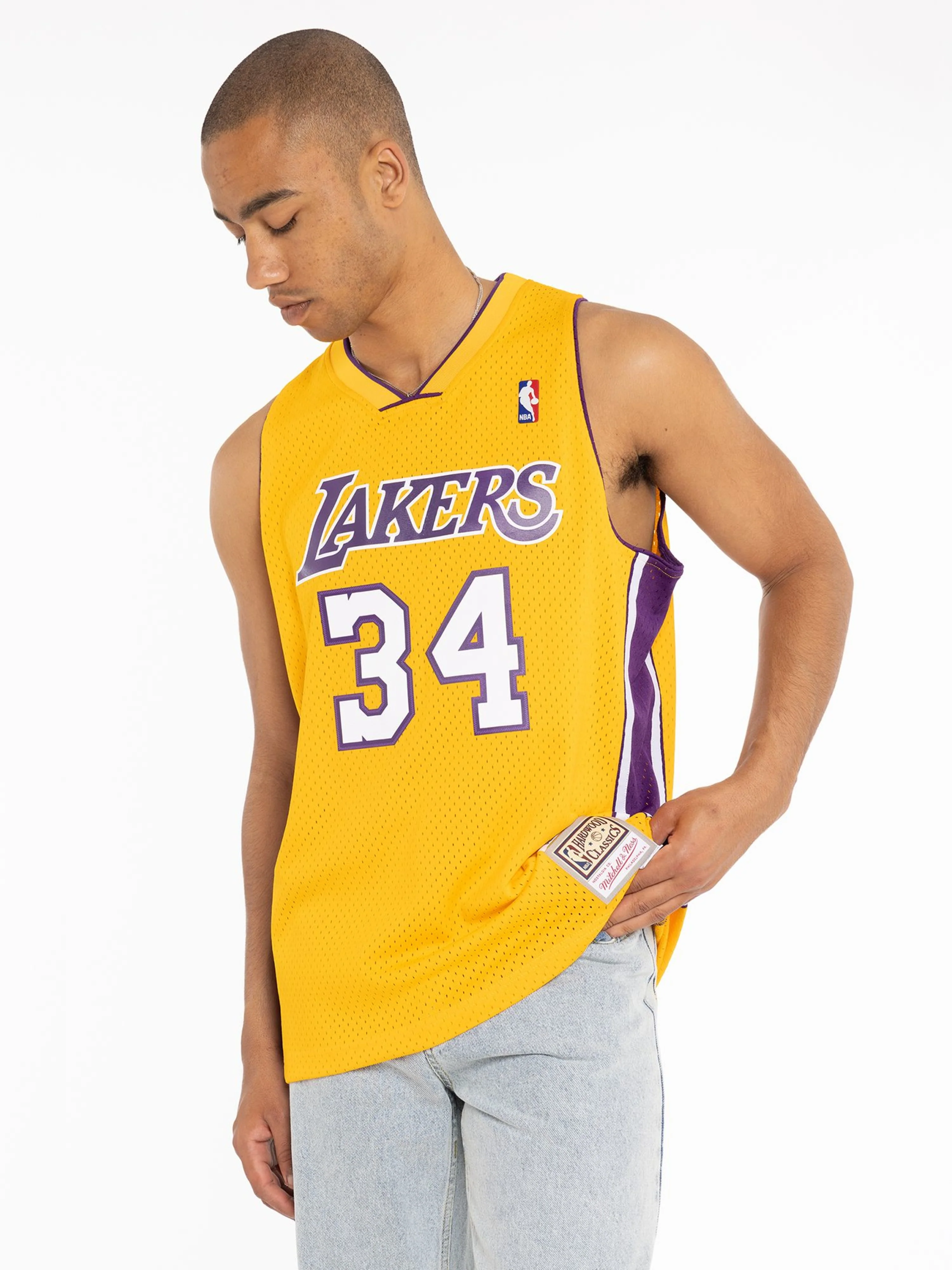 Shaquille O'Neal 1999-00 L.A Lakers Home Swingman Jersey - Image 3