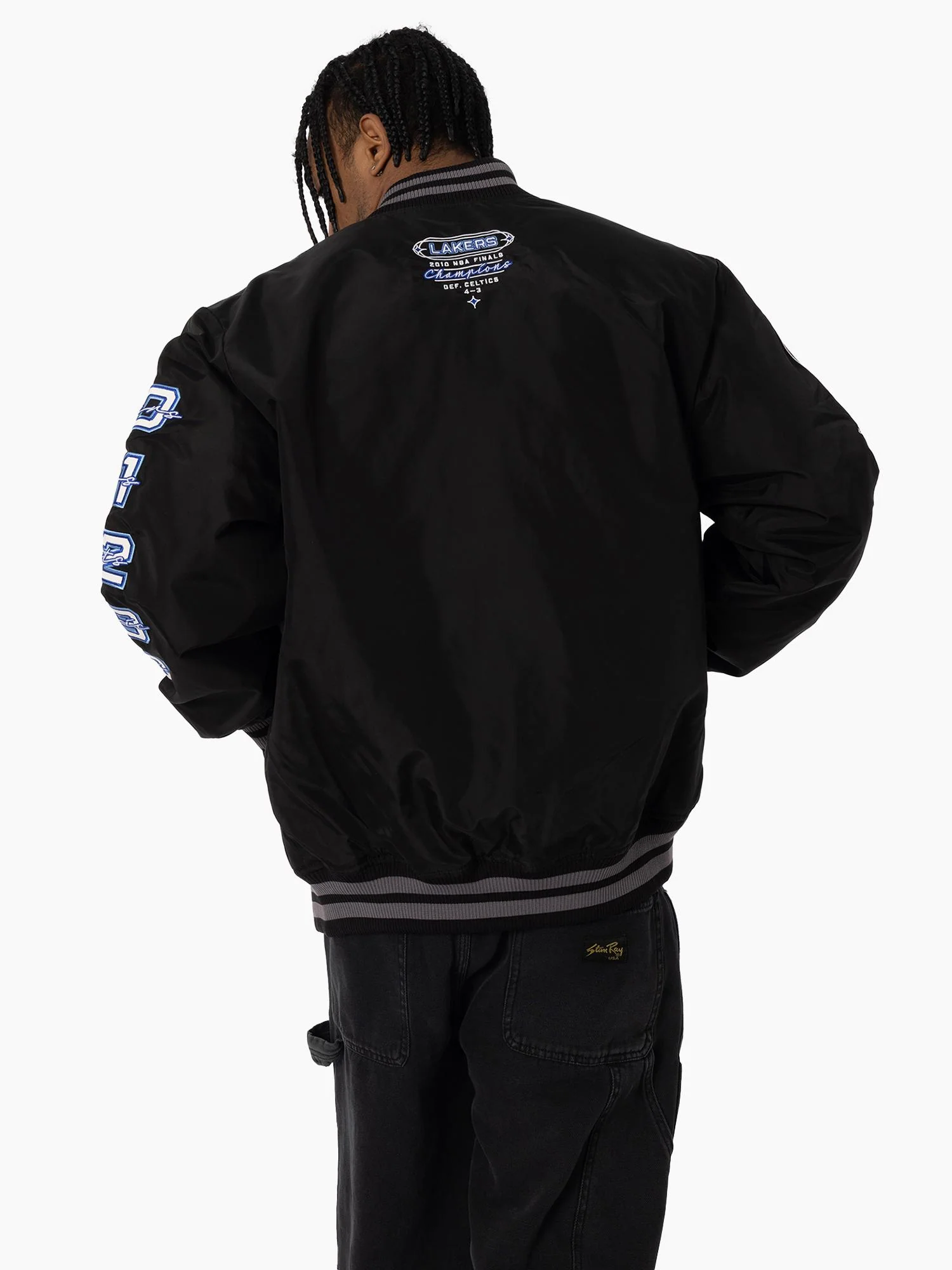L.A Lakers Showboat Champions Bomber Jacket - Image 5
