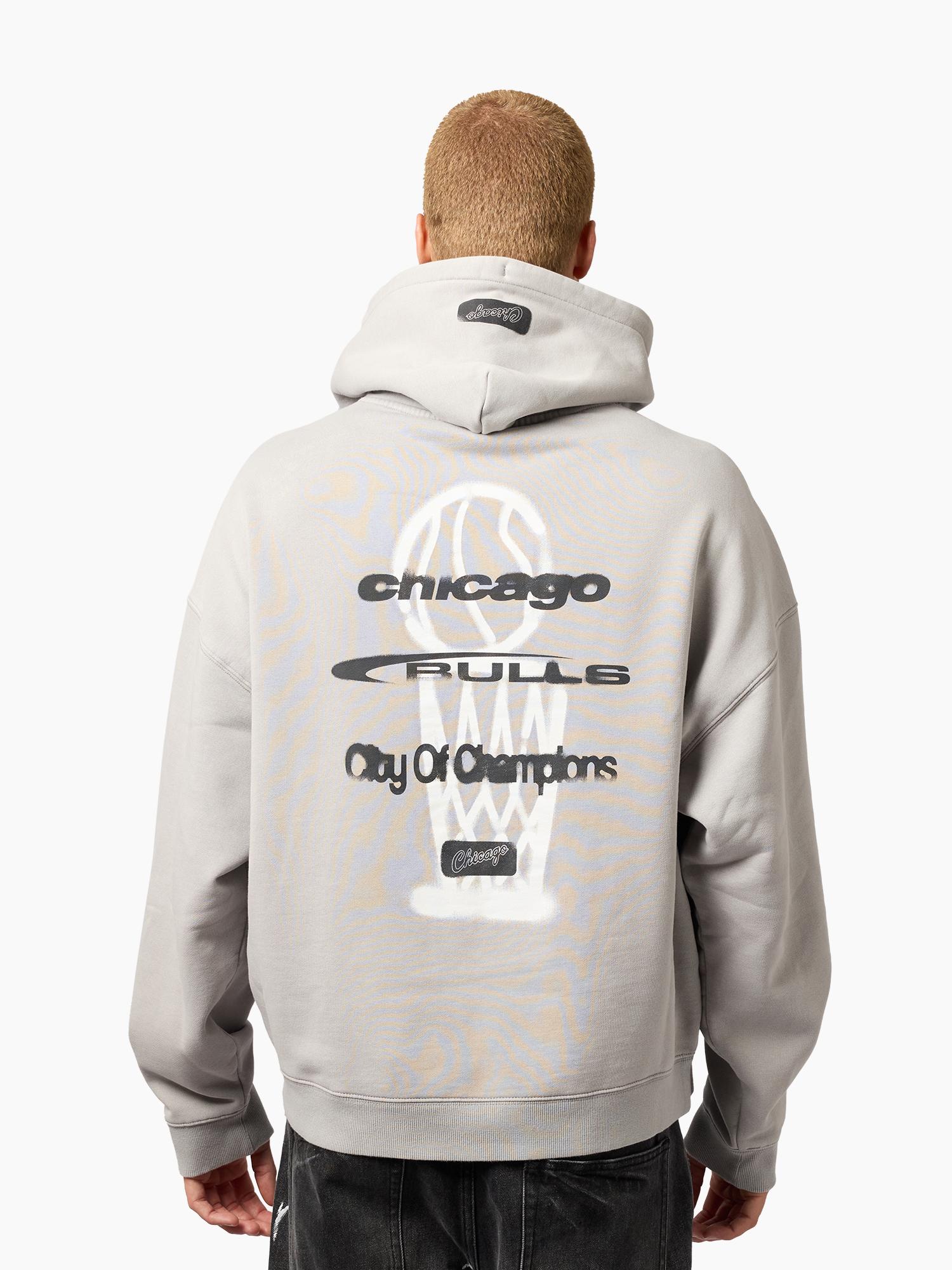 Chicago Bulls Spray Hoodie - Image 2