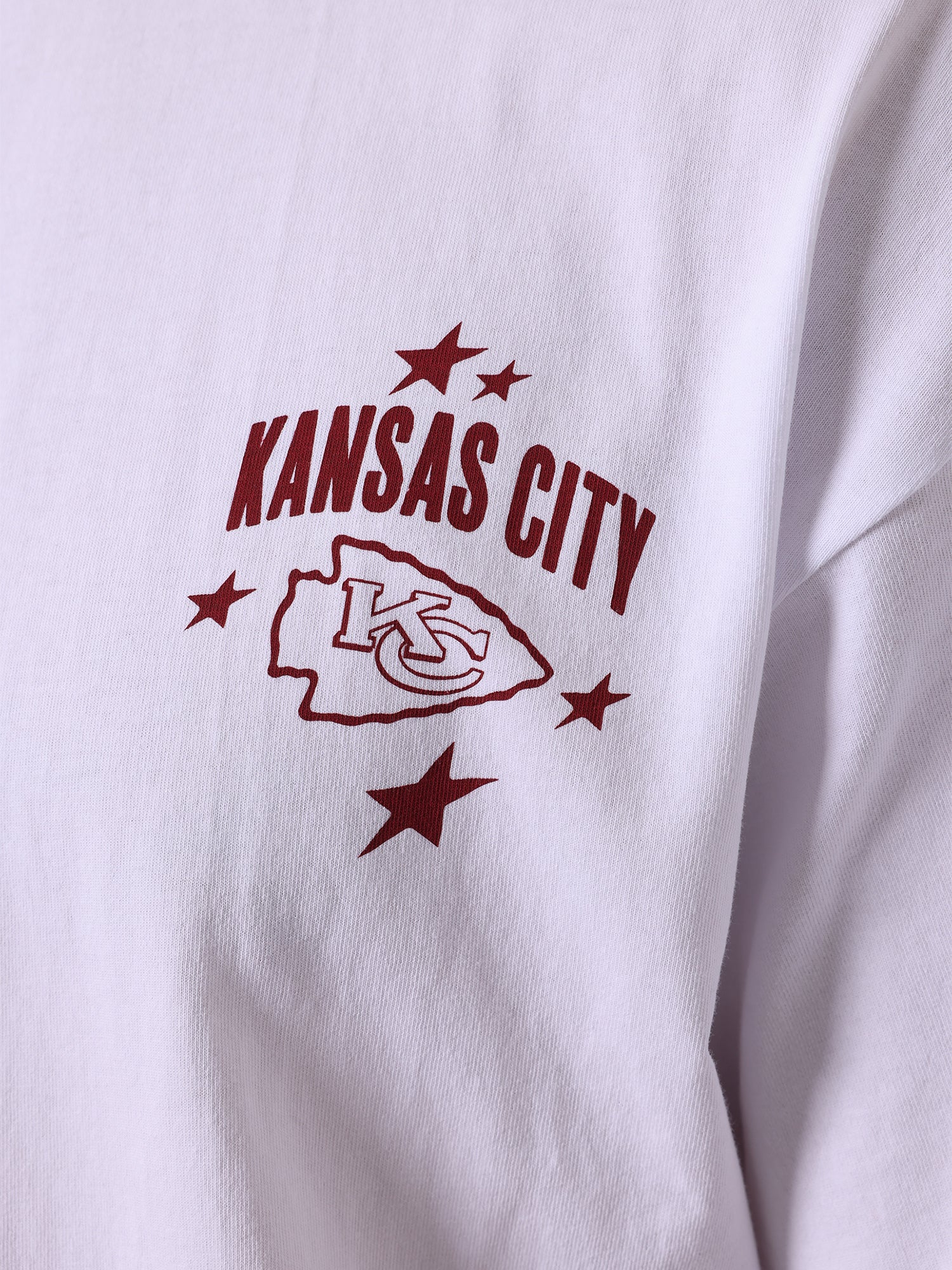 Kansas City Chiefs Stars & Text Boxy Tee - Image 2