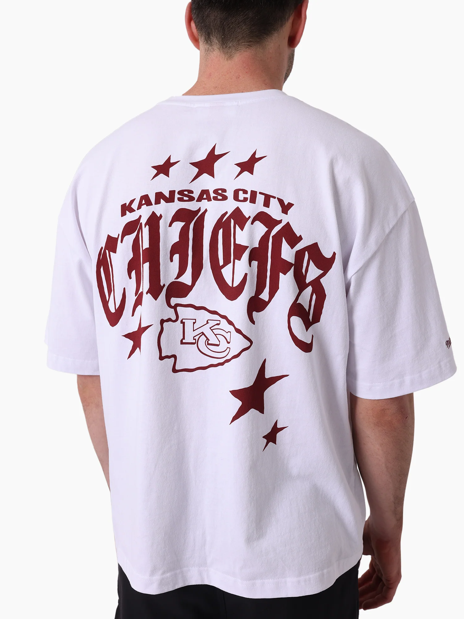 Kansas City Chiefs Stars & Text Boxy Tee - Image 4