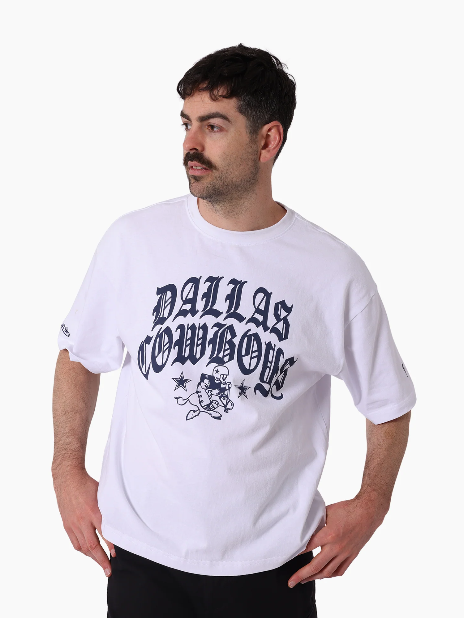 Dallas Cowboys Stars & Text Boxy Tee - Image 4