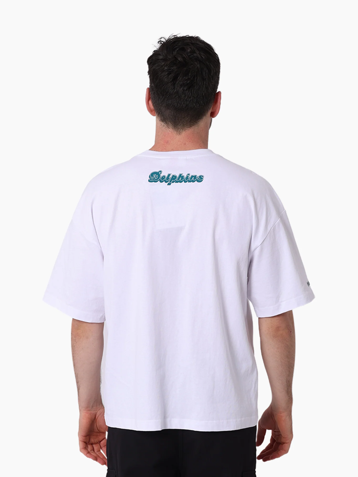 Miami Dolphins Stars & Text Boxy Tee - Image 3