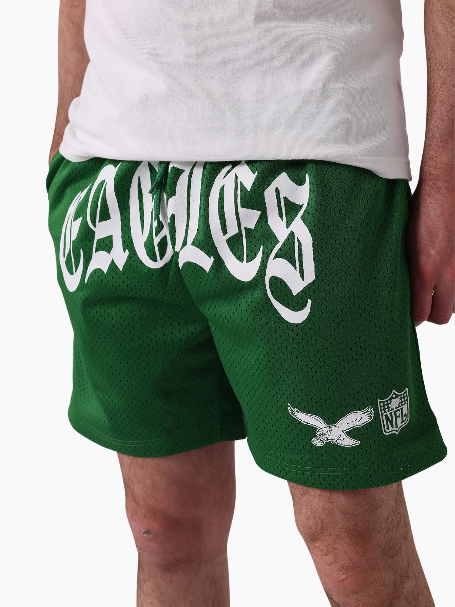 Philadelphia Eagles Stars & Text Mesh Shorts - Image 2