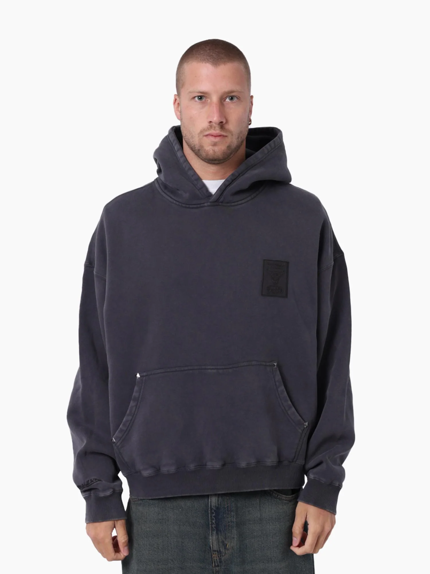 Chicago Bulls Studded Boxy Fit Hoodie