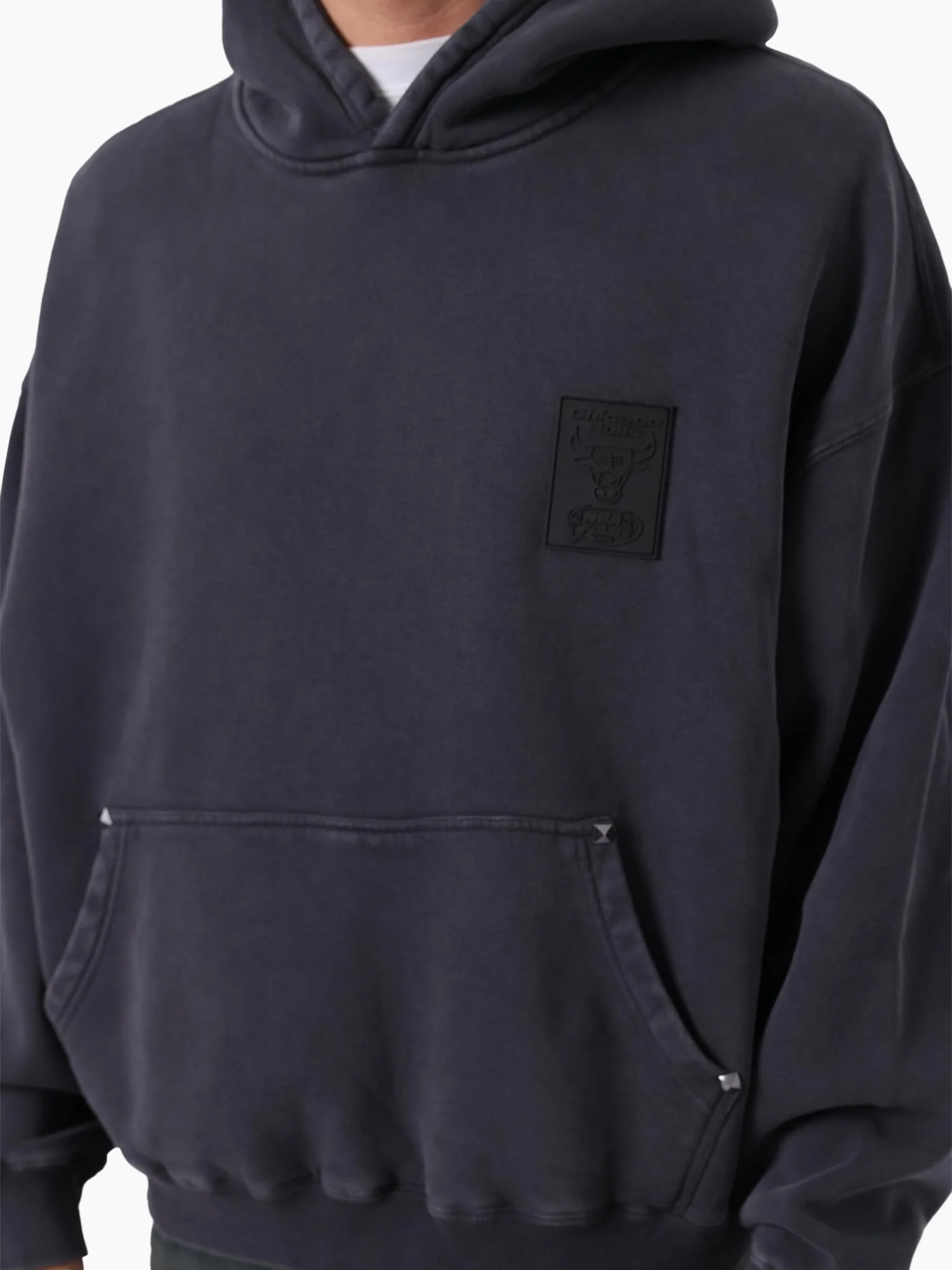 Chicago Bulls Studded Boxy Fit Hoodie - Image 2