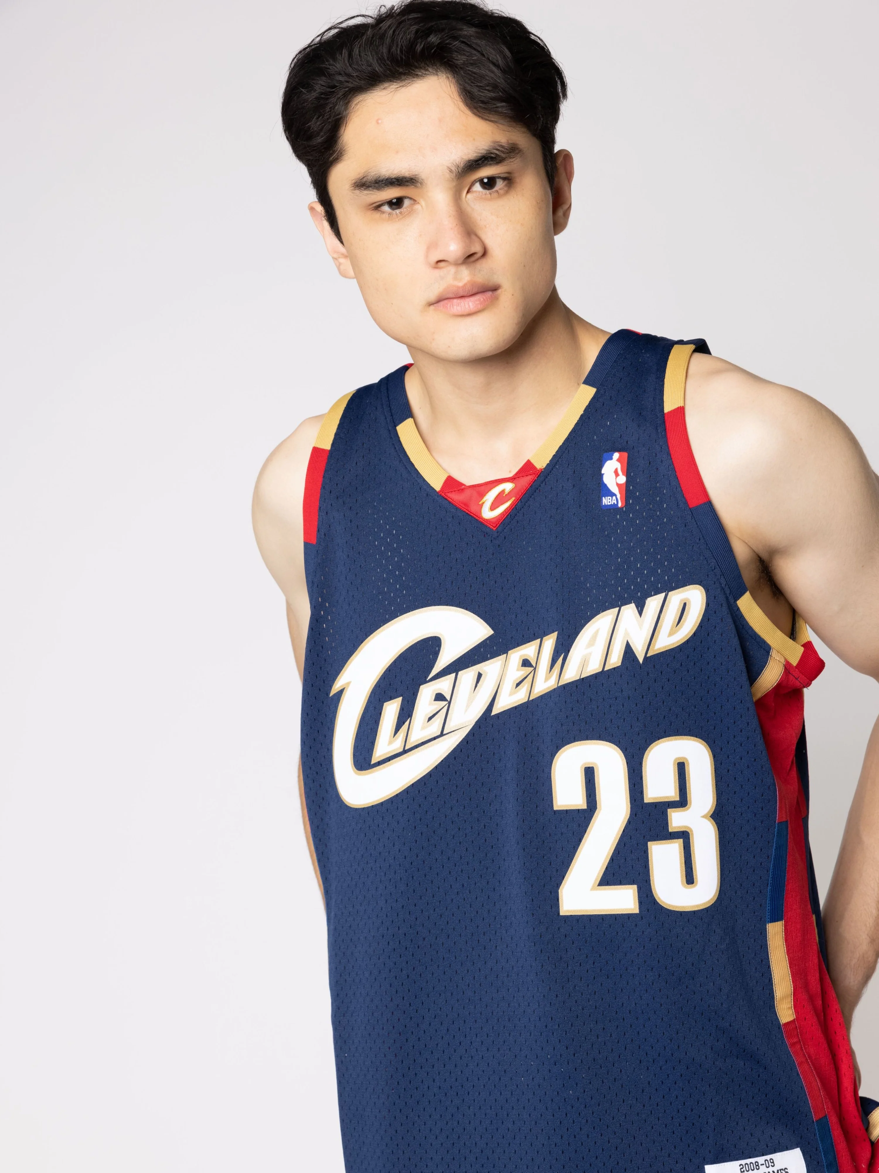 LeBron James 2008-09 Cleveland Cavaliers Road Swingman Jersey - Image 3
