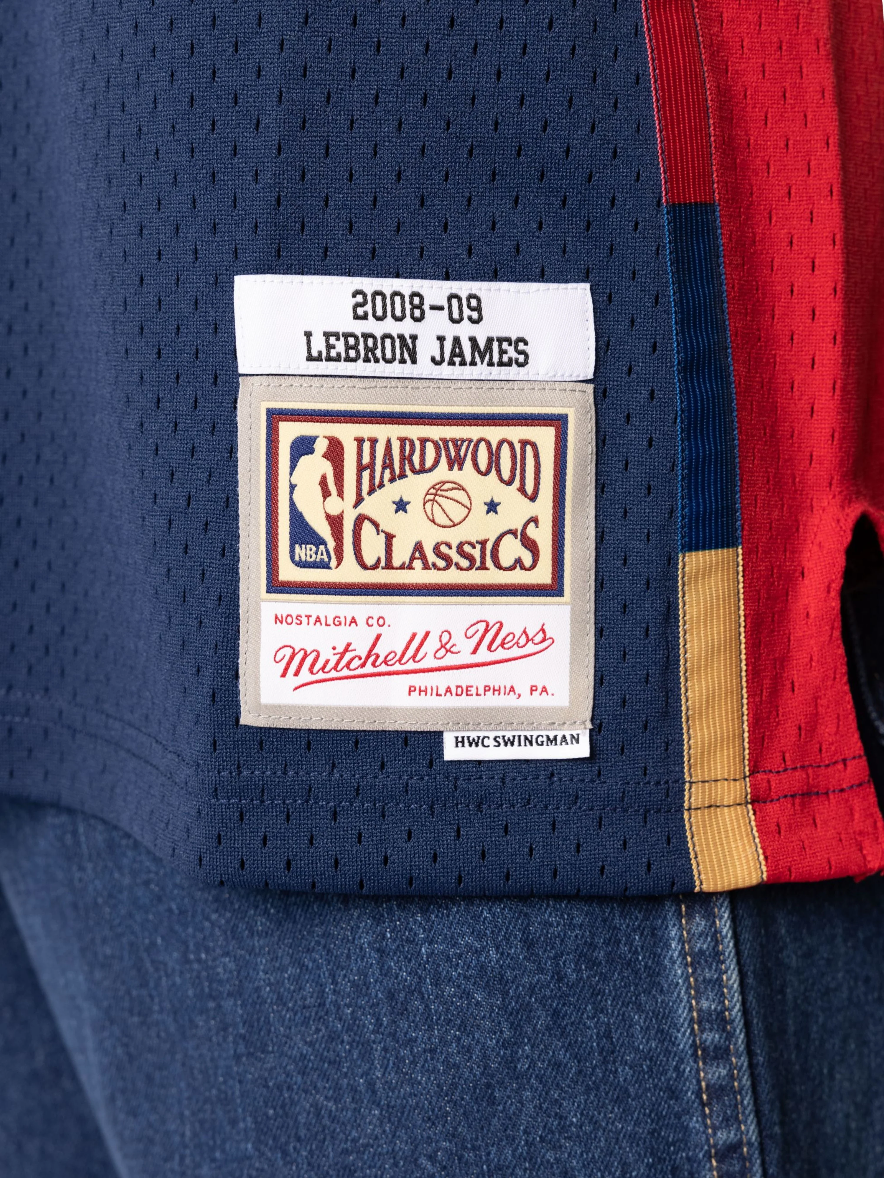 LeBron James 2008-09 Cleveland Cavaliers Road Swingman Jersey - Image 4