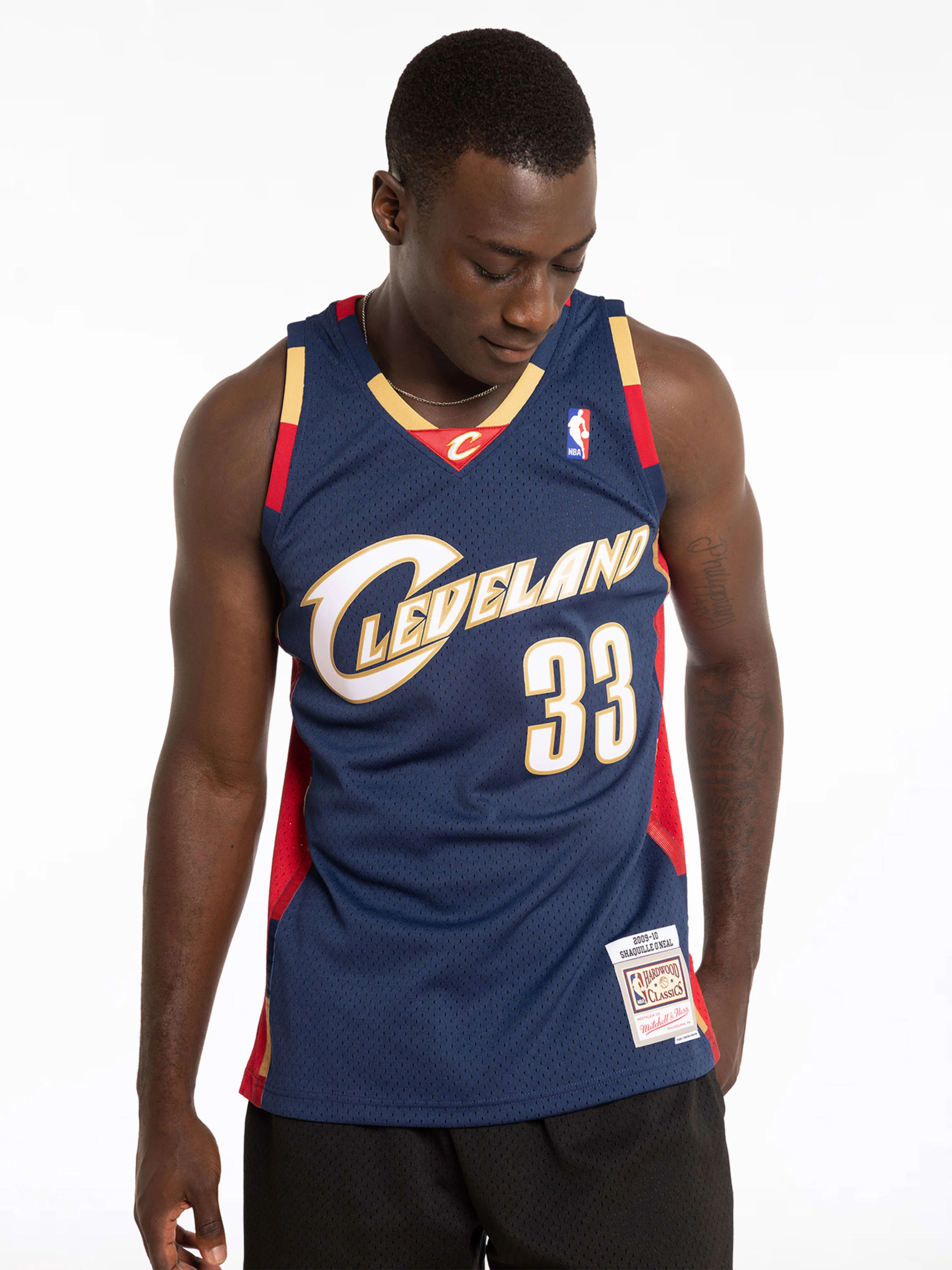 Shaquille O'Neal 2009-10 Cleveland Cavaliers Road Swingman Jersey - Image 3