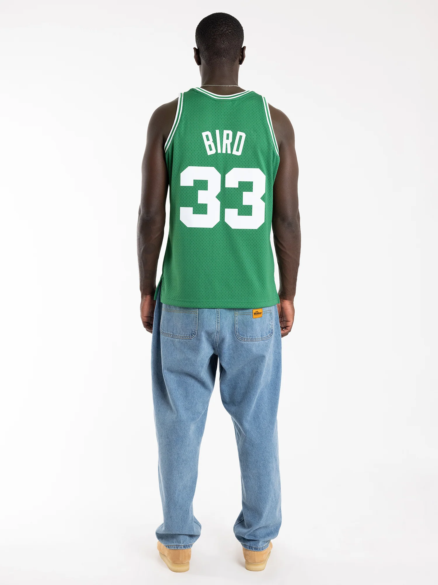 Larry Bird 1985-86 Boston Celtics Road Swingman Jersey - Image 2
