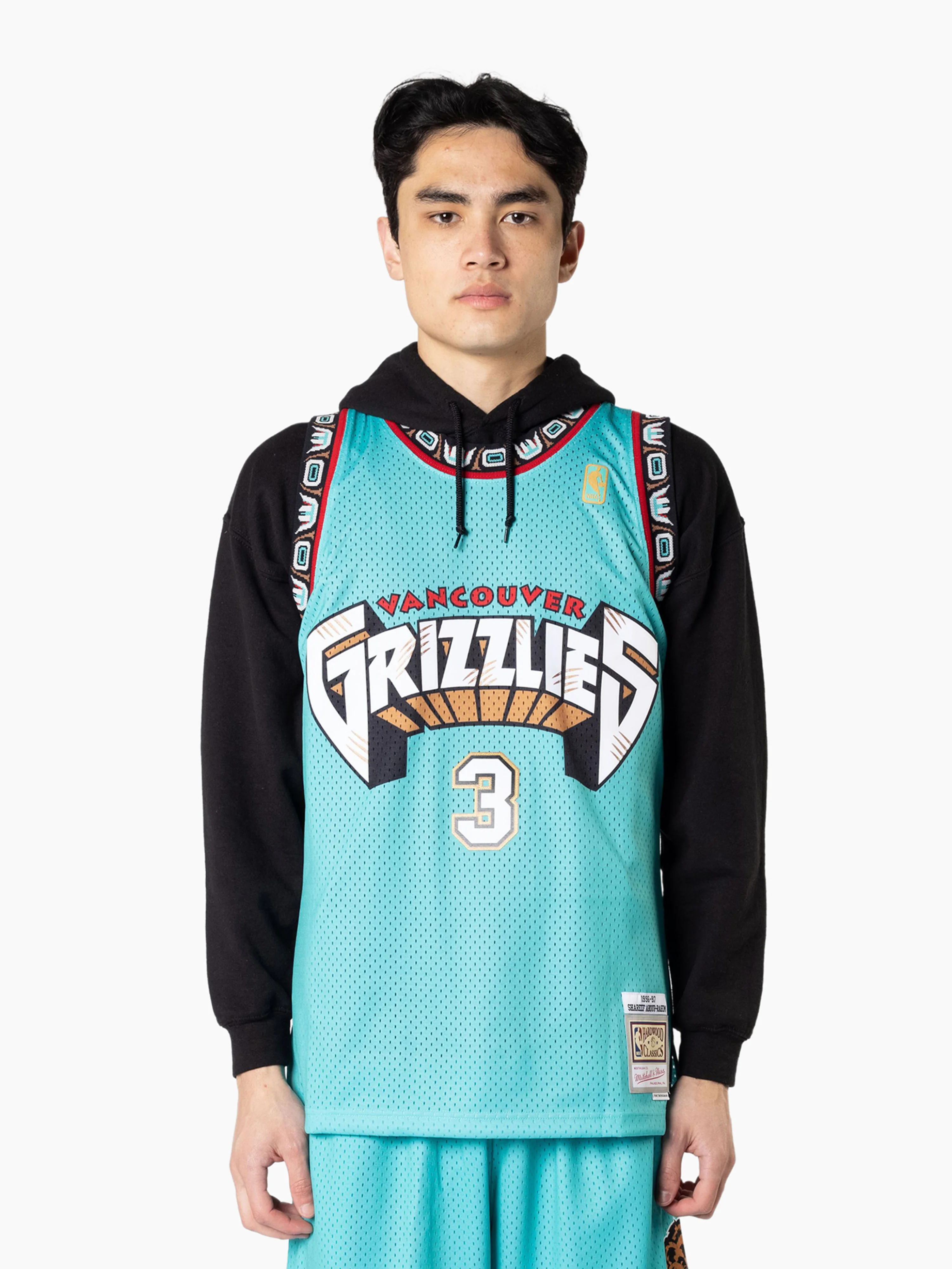 Shareef Abdul-Rahim 1996-97 Vancouver Grizzlies Home Swingman Jersey