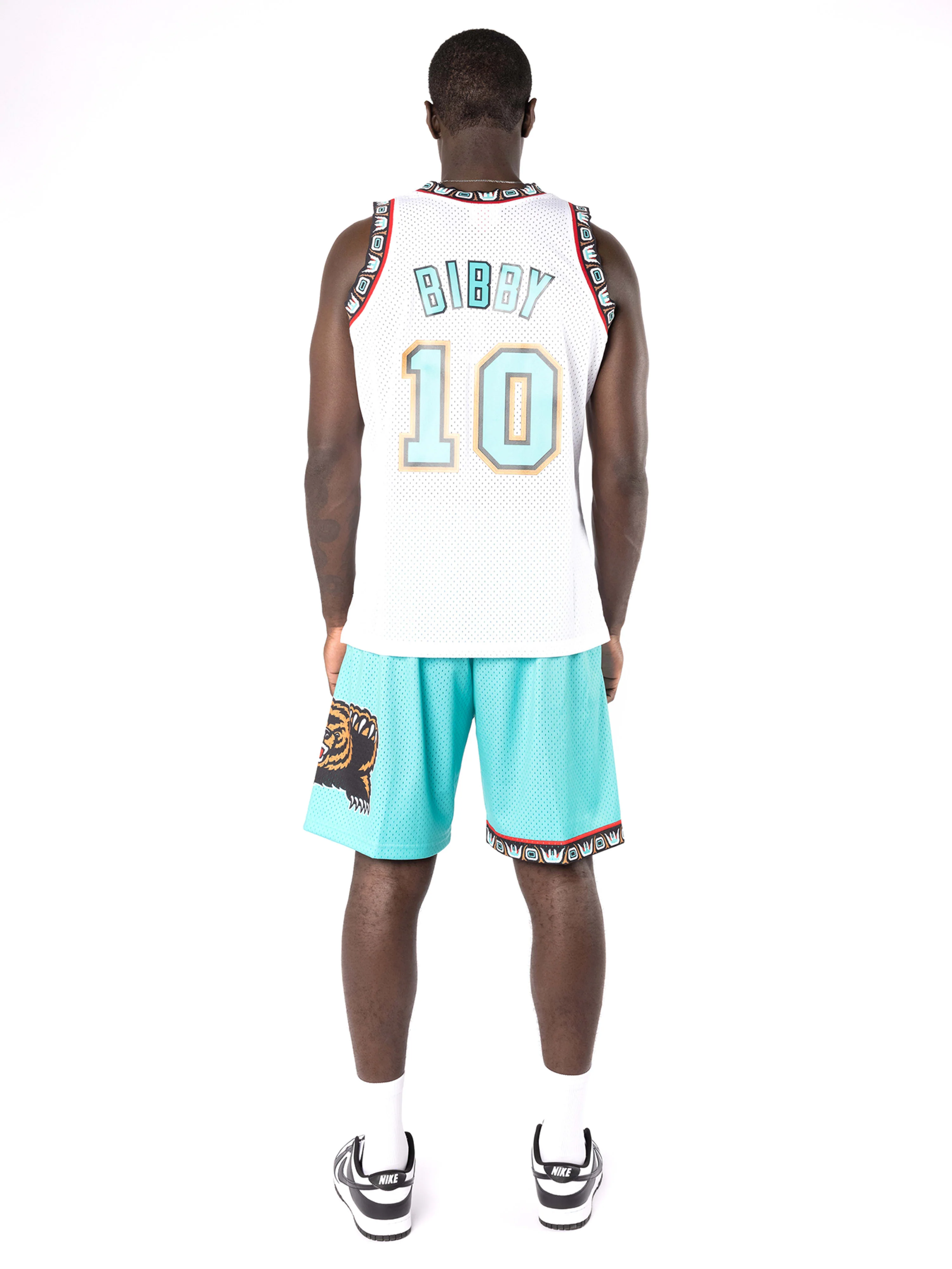 Mike Bibby 1998-99 Vancouver Grizzlies Home Swingman Jersey - Image 2