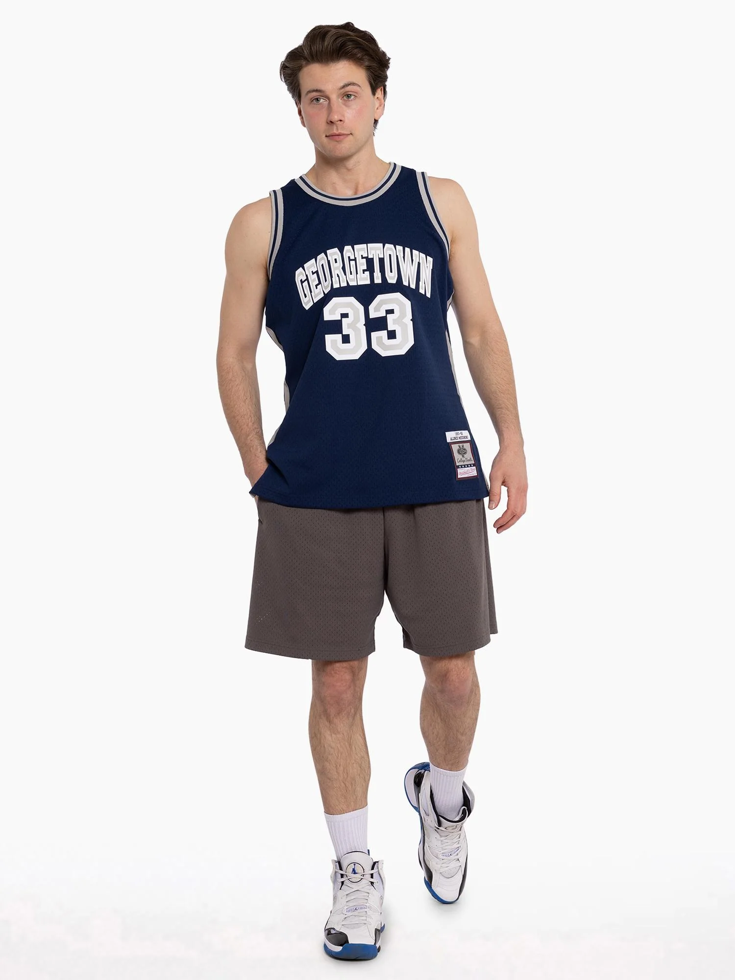Alonzo Mourning 1991-92 Georgetown University Swingman Jersey - Image 3