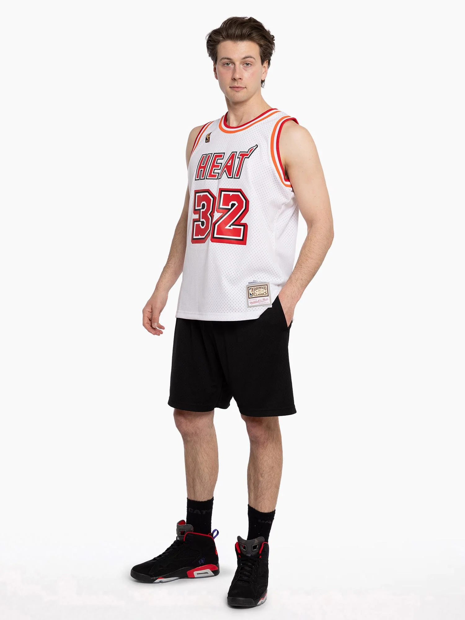 Shaquille O'Neal 2007-08 Miami Heat Home Swingman Jersey - Image 3