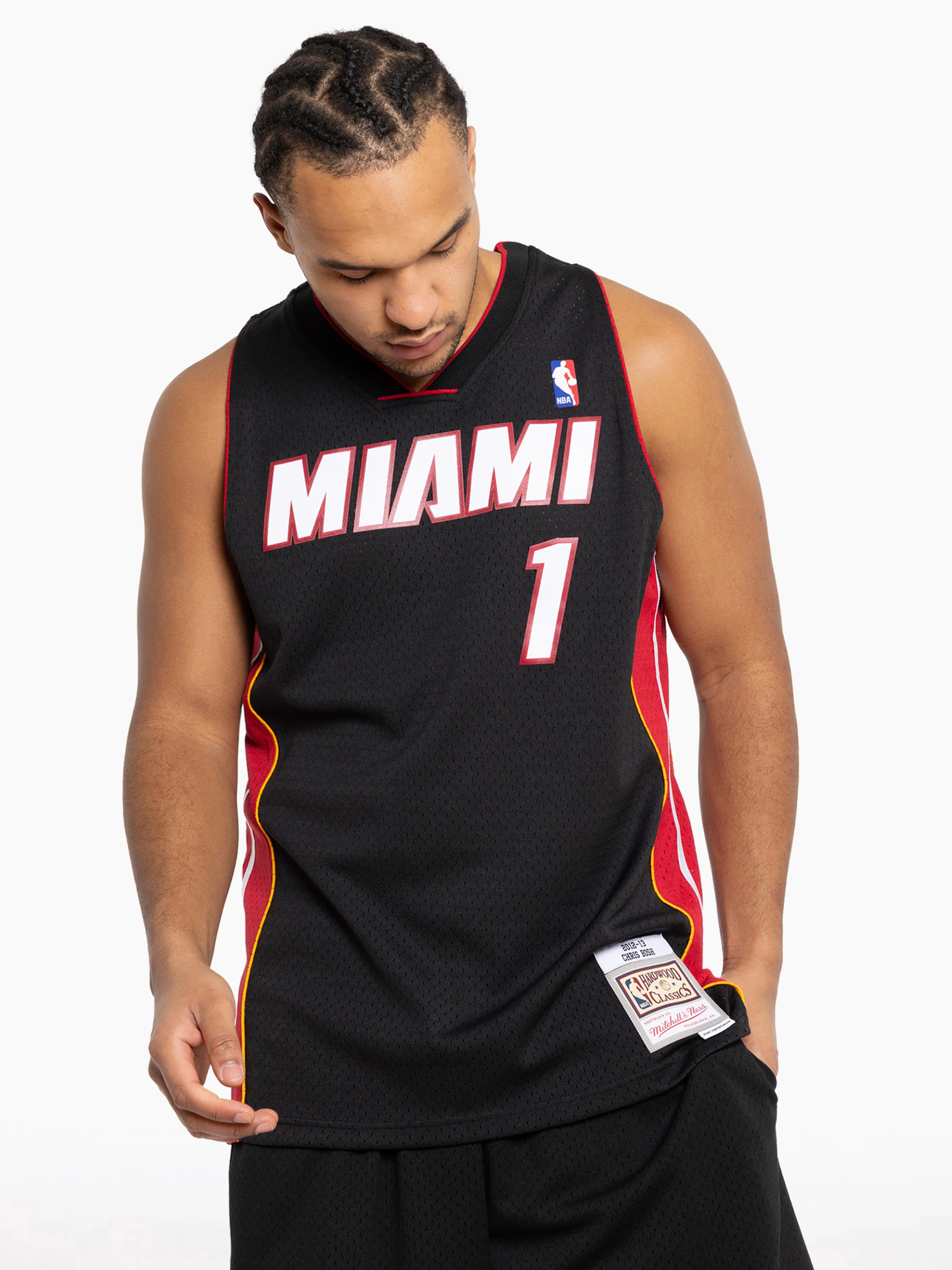 Chris Bosh 2012-13 Miami Heat Road Swingman Jersey - Image 3