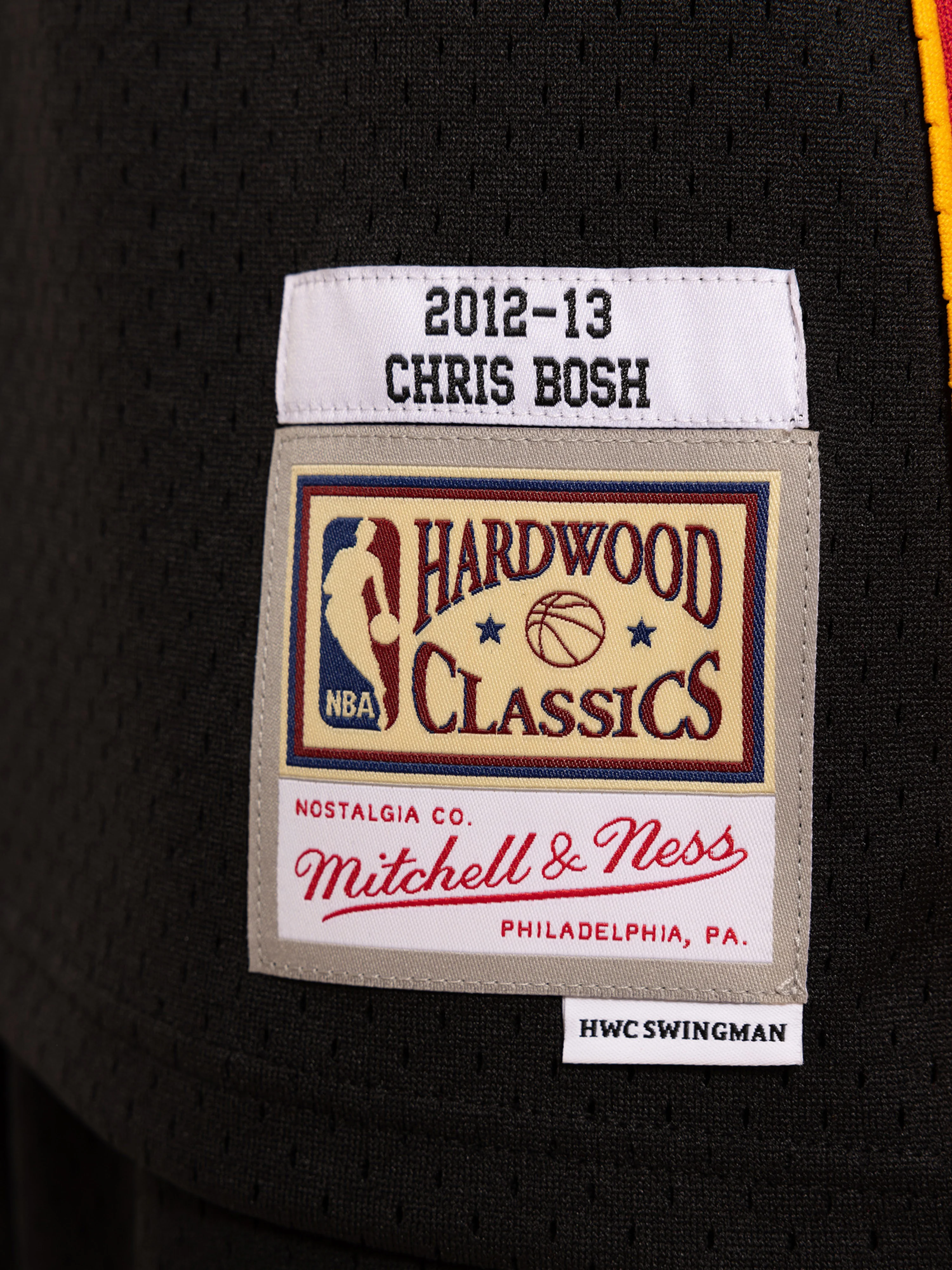 Chris Bosh 2012-13 Miami Heat Road Swingman Jersey - Image 4