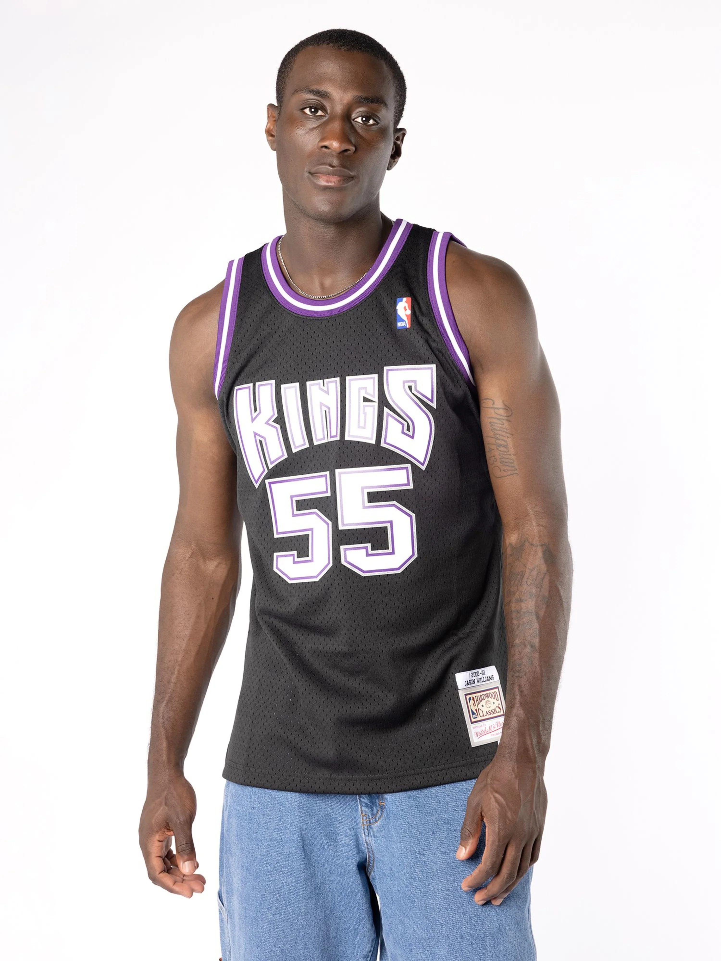 Jason Williams 2000-01 Sacramento Kings Road Swingman Jersey - Image 3