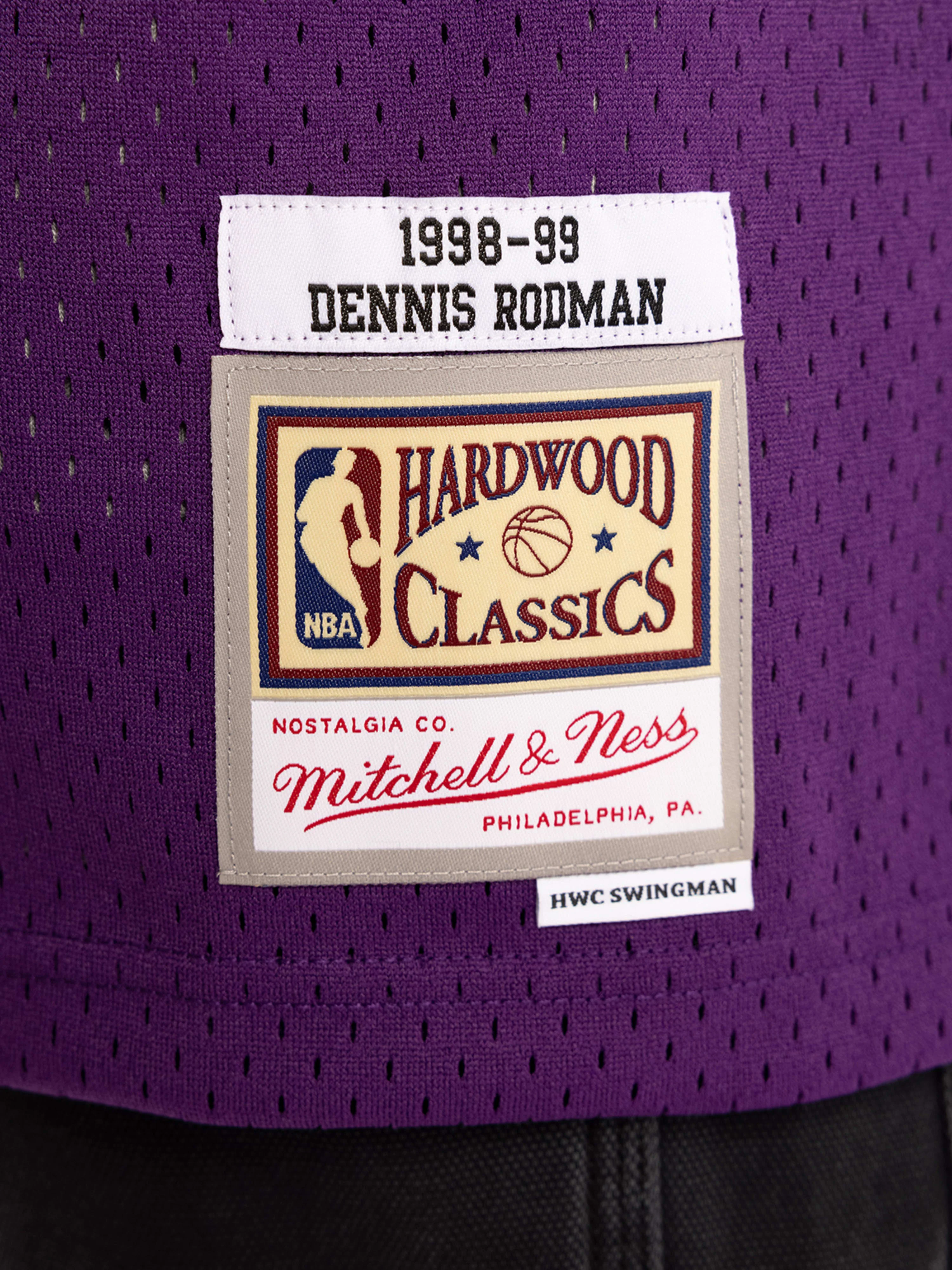 Dennis Rodman 1998-99 L.A Lakers Home Swingman Jersey - Image 4