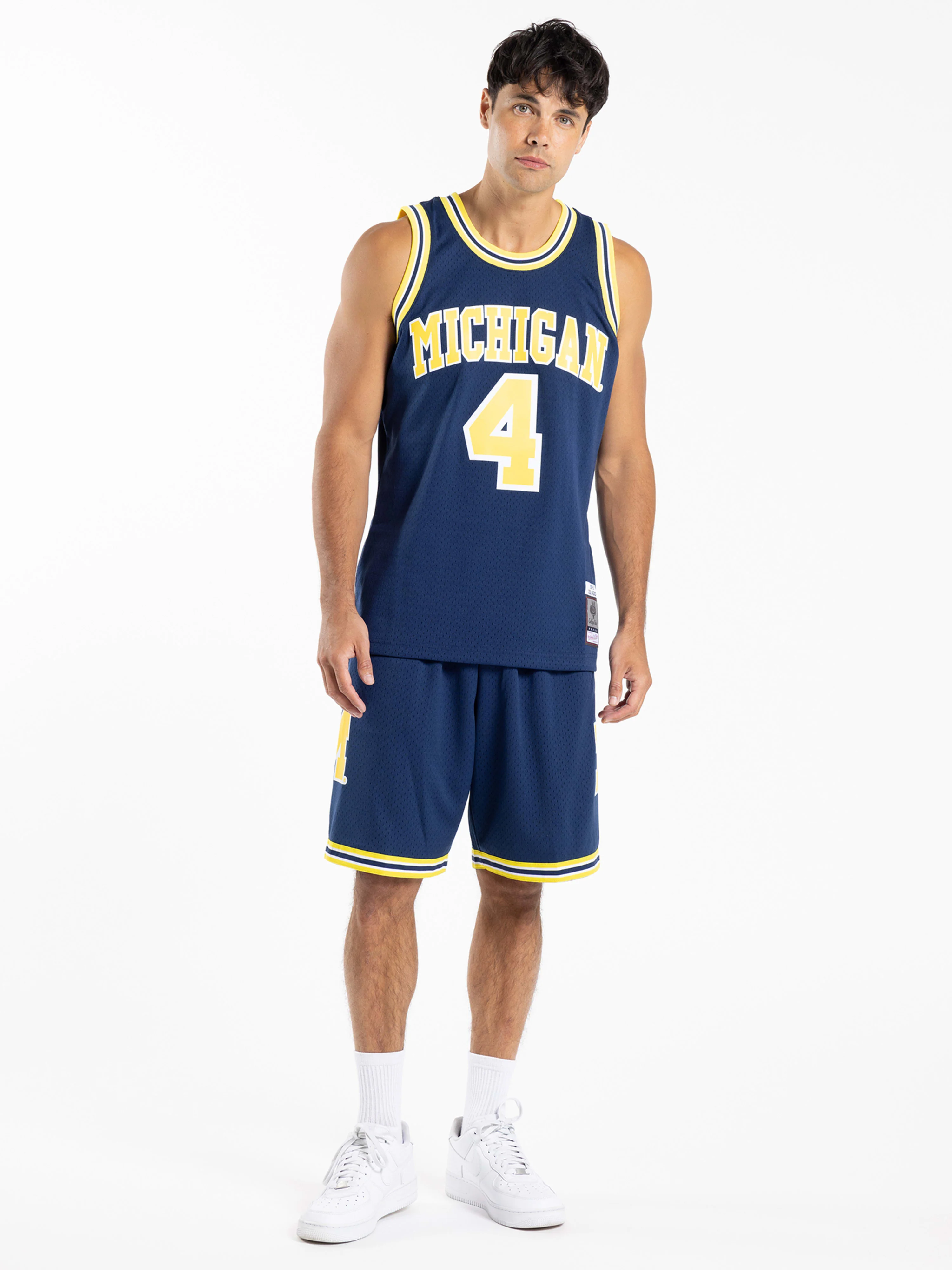 Chris Webber 1991-92 University of Michigan Home Swingman Jersey - Image 3