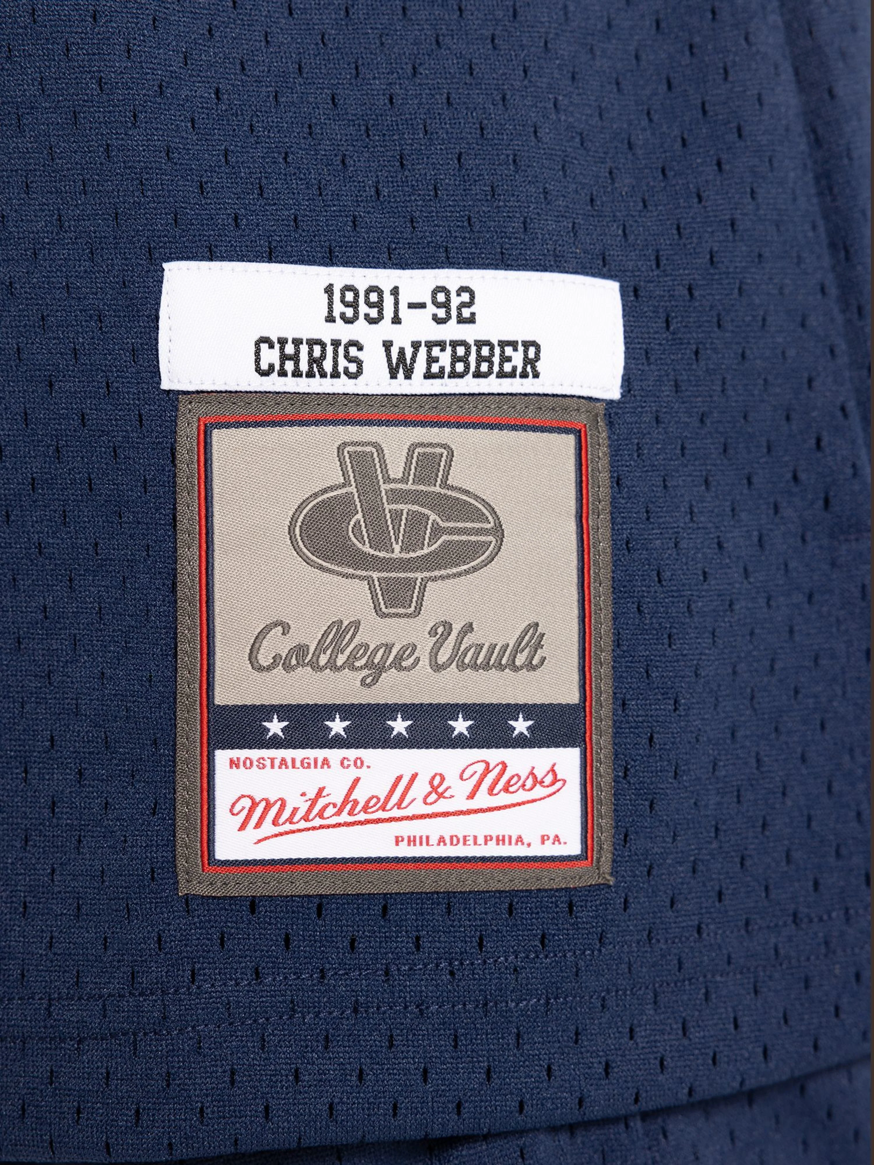 Chris Webber 1991-92 University of Michigan Home Swingman Jersey - Image 4