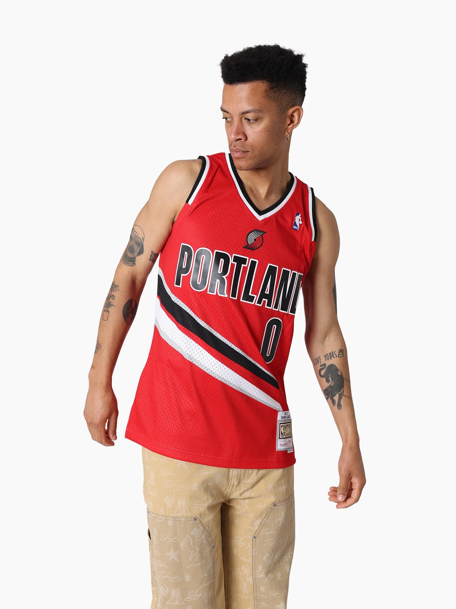 Damian Lillard 2012-13 Portland Trail Blazers Road Swingman Jersey - Image 3