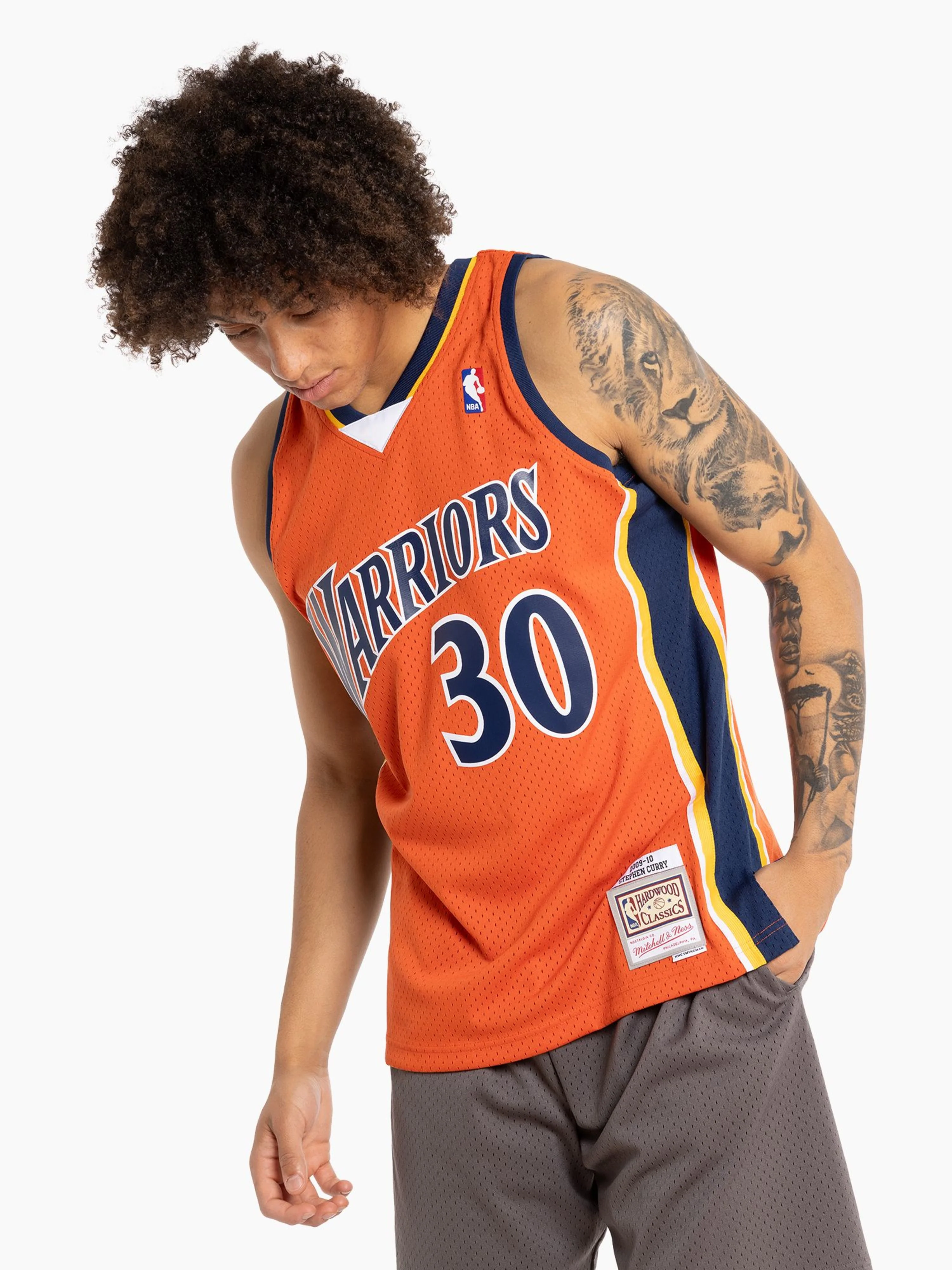 Stephen Curry 2009-10 Golden State Warriors Road Swingman Jersey - Image 3