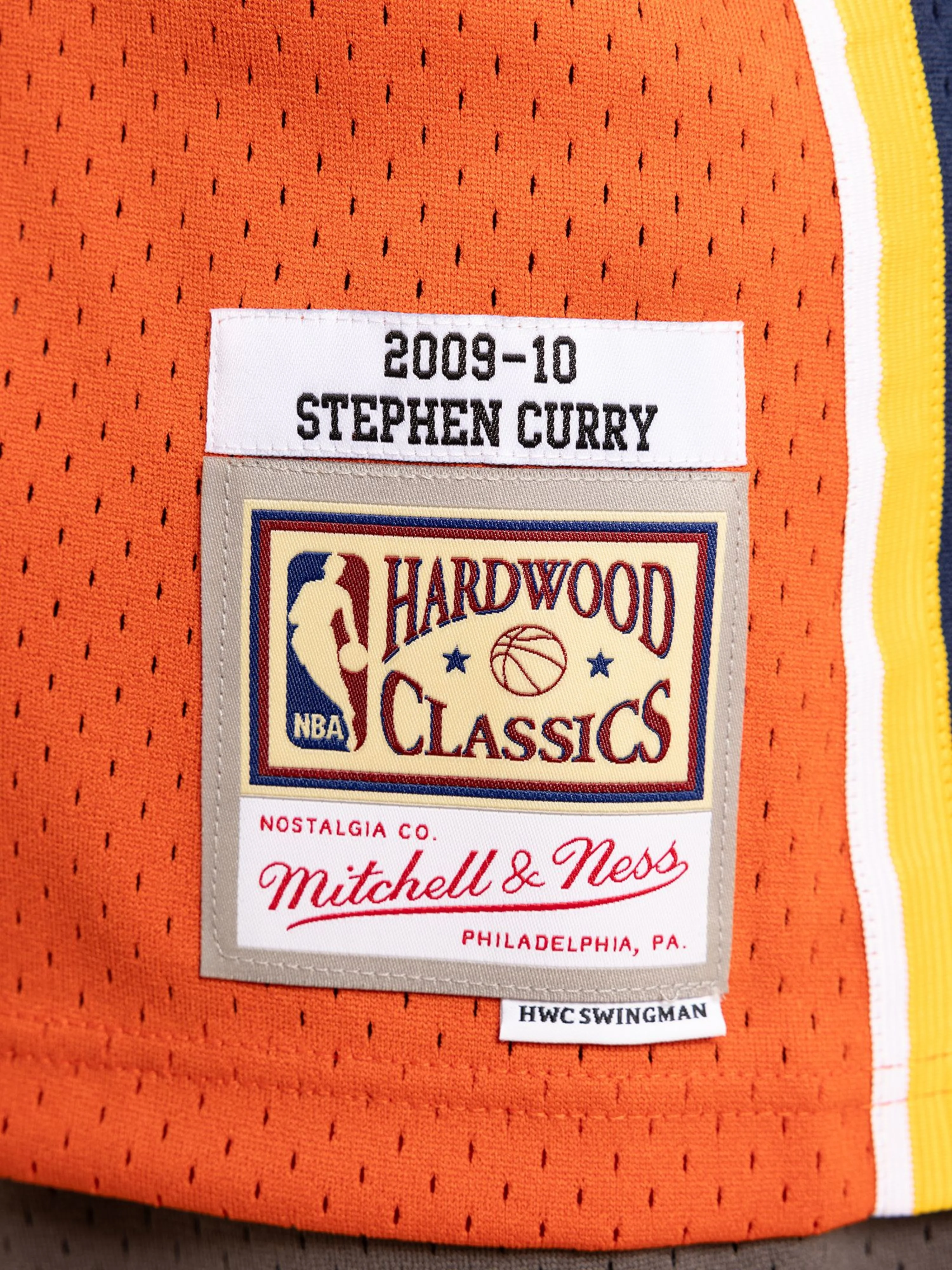 Stephen Curry 2009-10 Golden State Warriors Road Swingman Jersey - Image 4