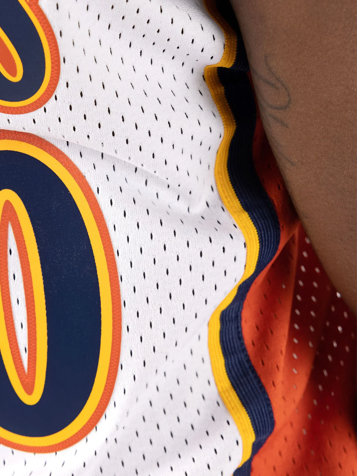 Stephen Curry 2009-10 Golden State Warriors Home Swingman Jersey - Image 5