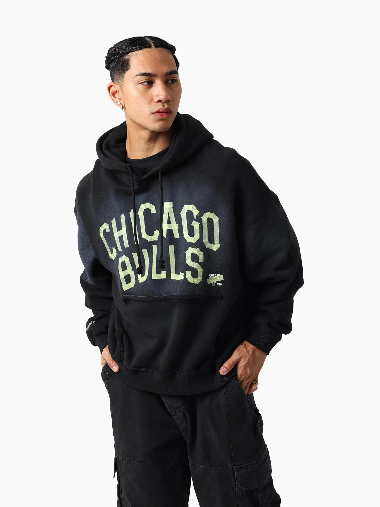 Chicago Bulls Tape Hoodie - Image 3
