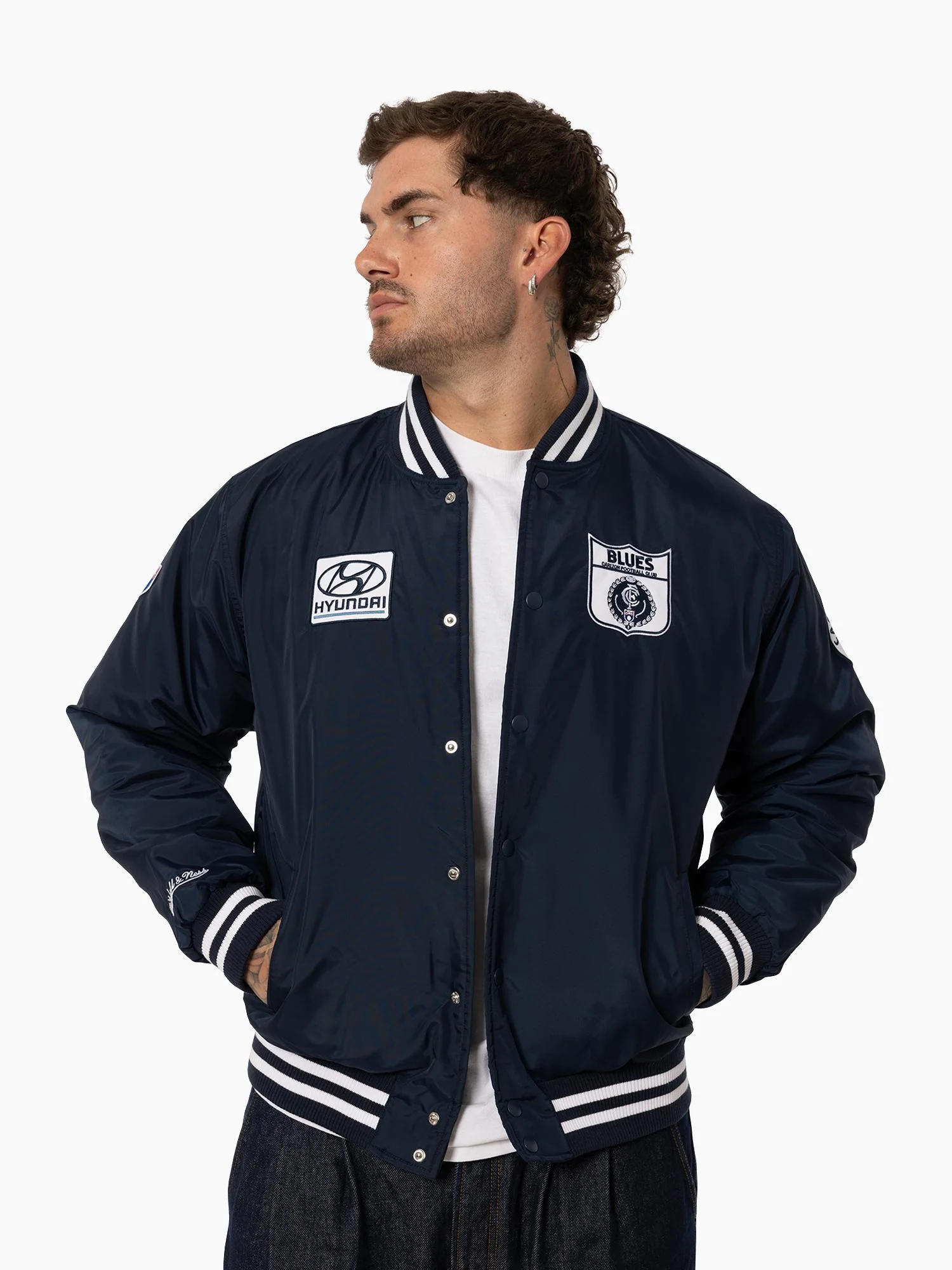 Carlton Blues Team Bomber Jacket - Image 3