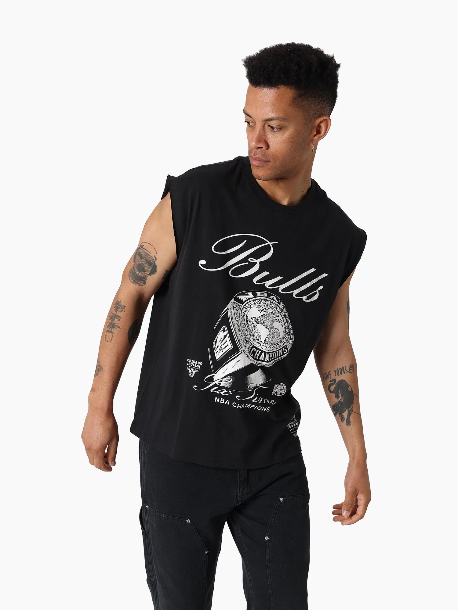 Chicago Bulls Champions Script Muscle Tank - Image 2