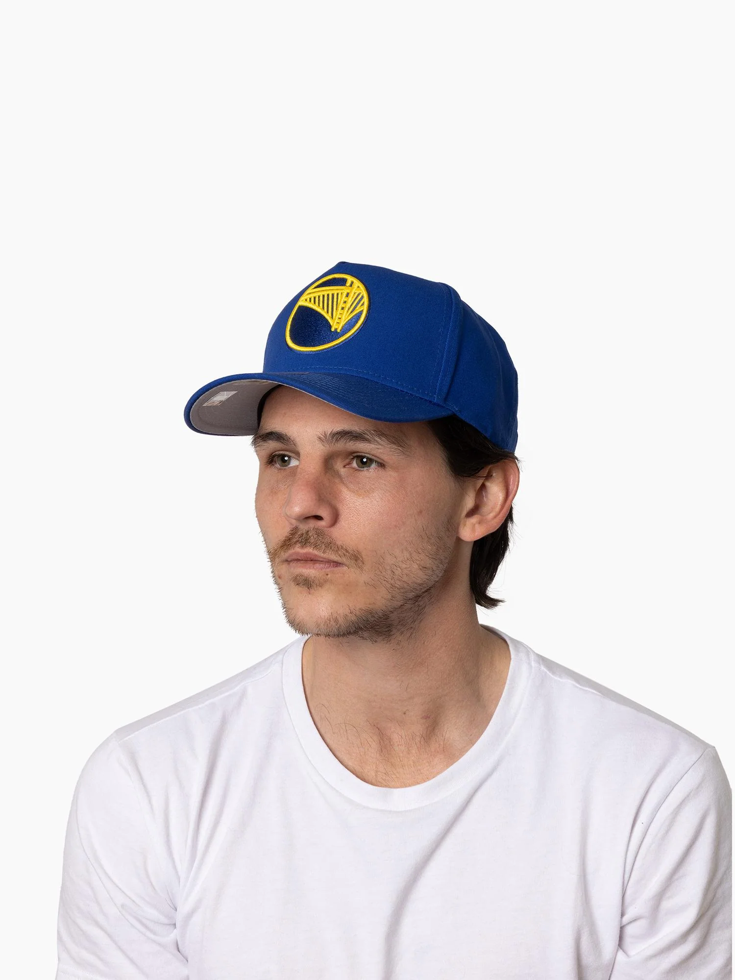 Golden State Warriors Upside Down Logo Pro Pinch Snapback - Image 2