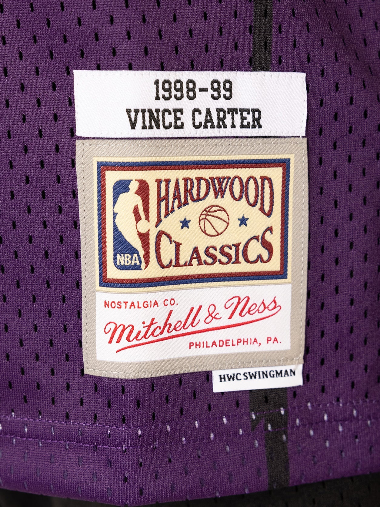 Vince Carter 1998-99 Toronto Raptors Road Swingman Jersey - Image 4