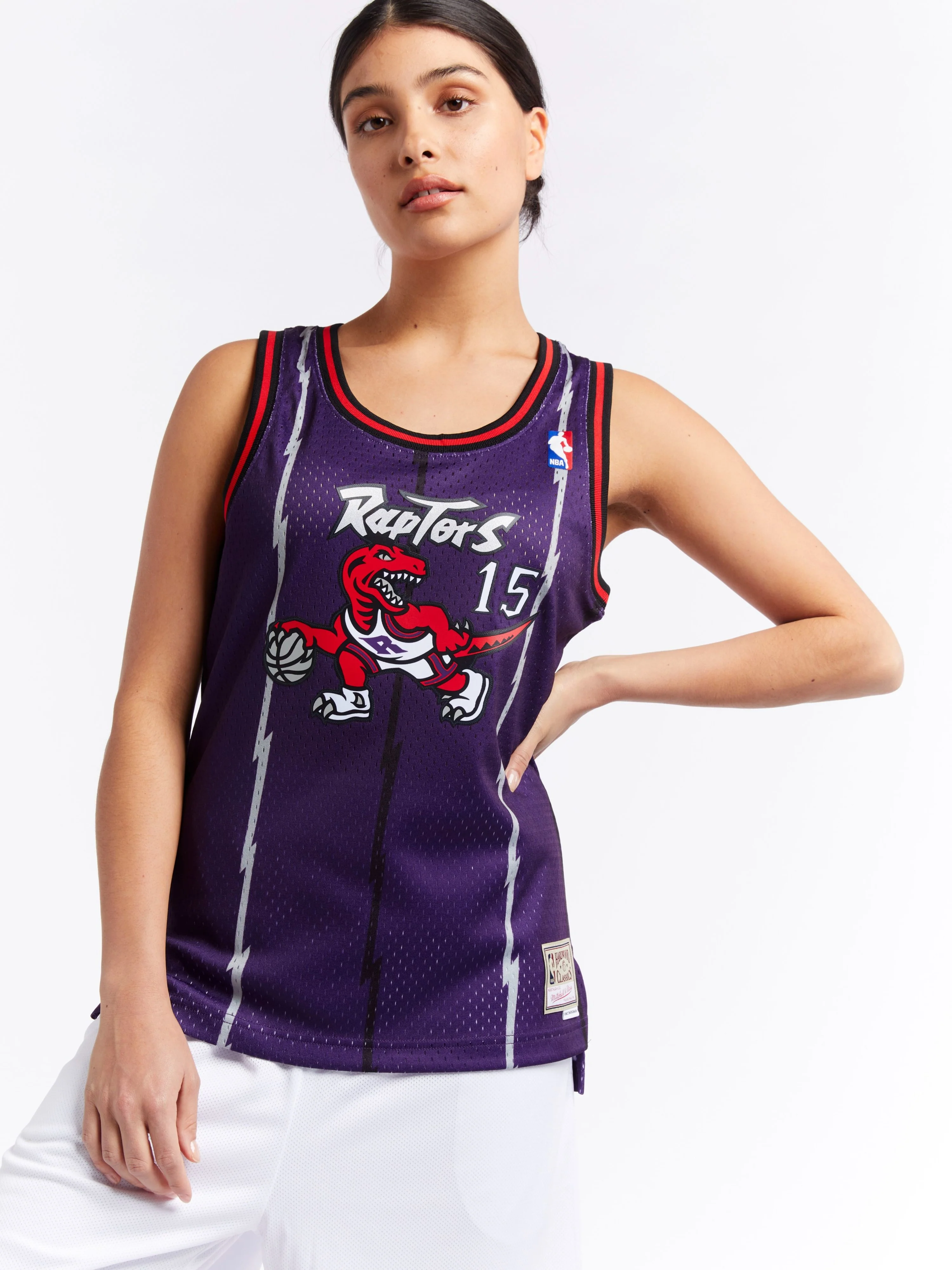 Women's Vince Carter 1998-99 Road Toronto Raptors Swingman Jersey - Image 3