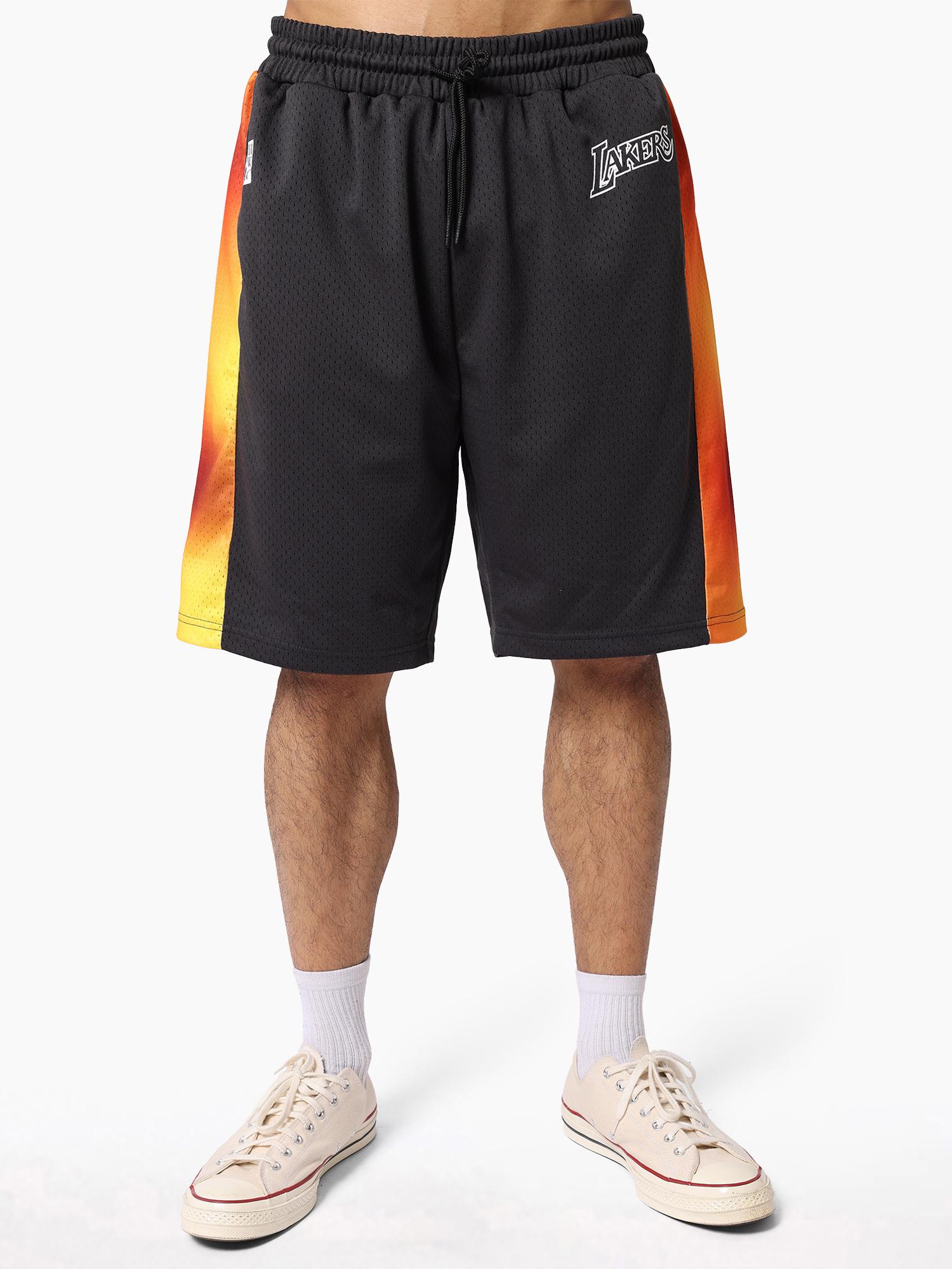 L.A Lakers Warehouse Rave Shorts