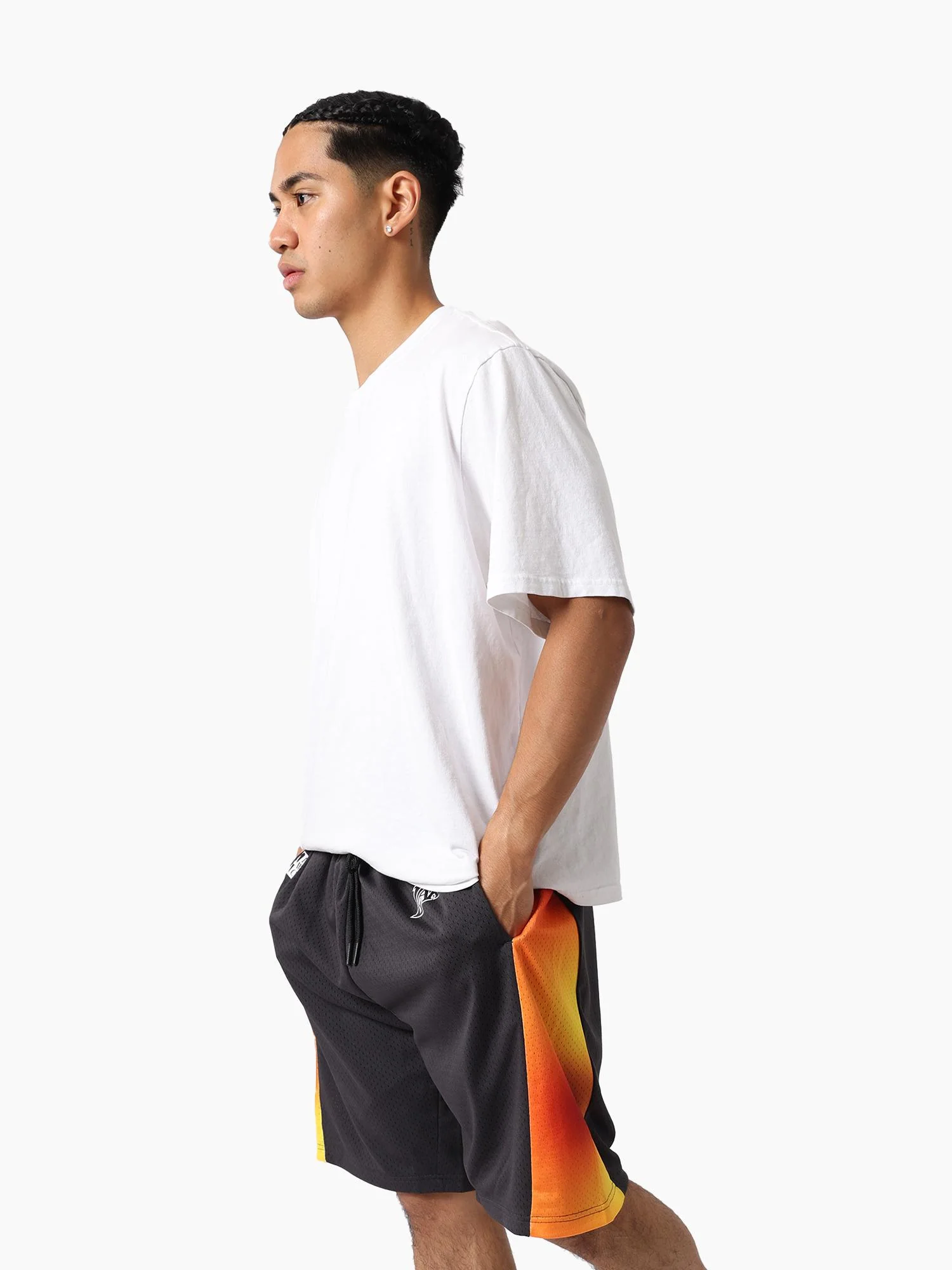 L.A Lakers Warehouse Rave Shorts - Image 3