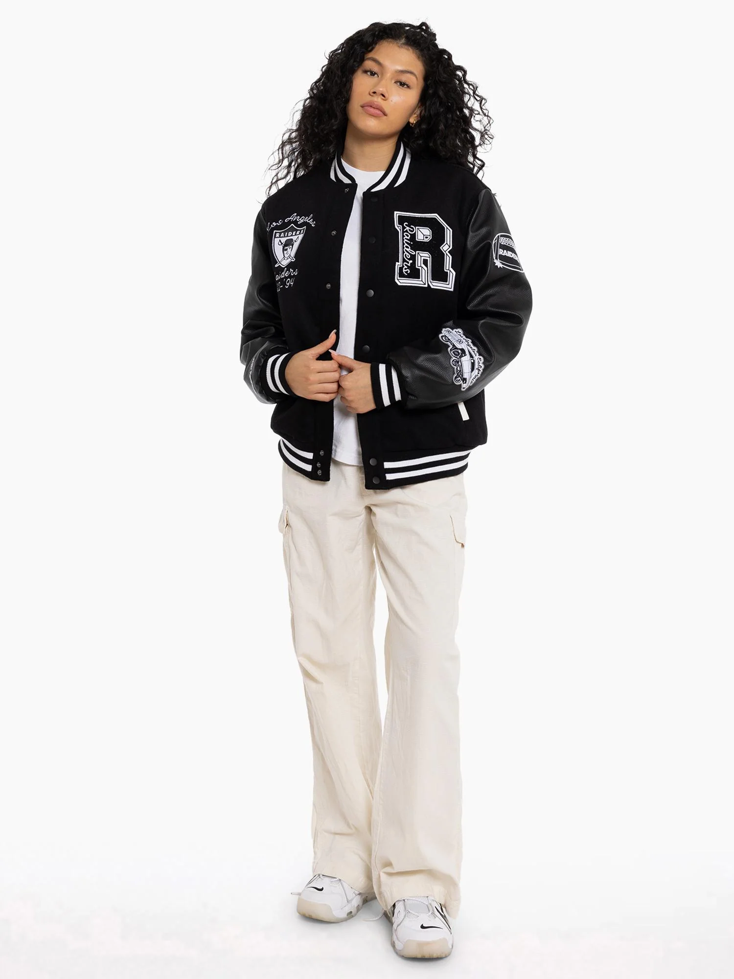 Los Angeles Raiders World Champs Varsity Jacket - Image 6