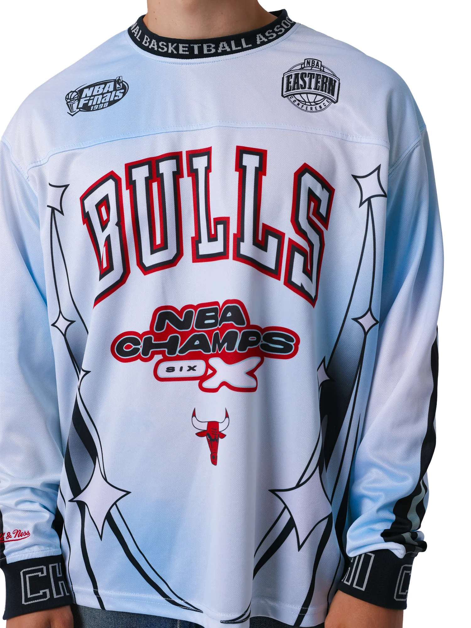 Chicago Bulls Warehouse Rave Long Sleeve Cycling Jersey - Image 4