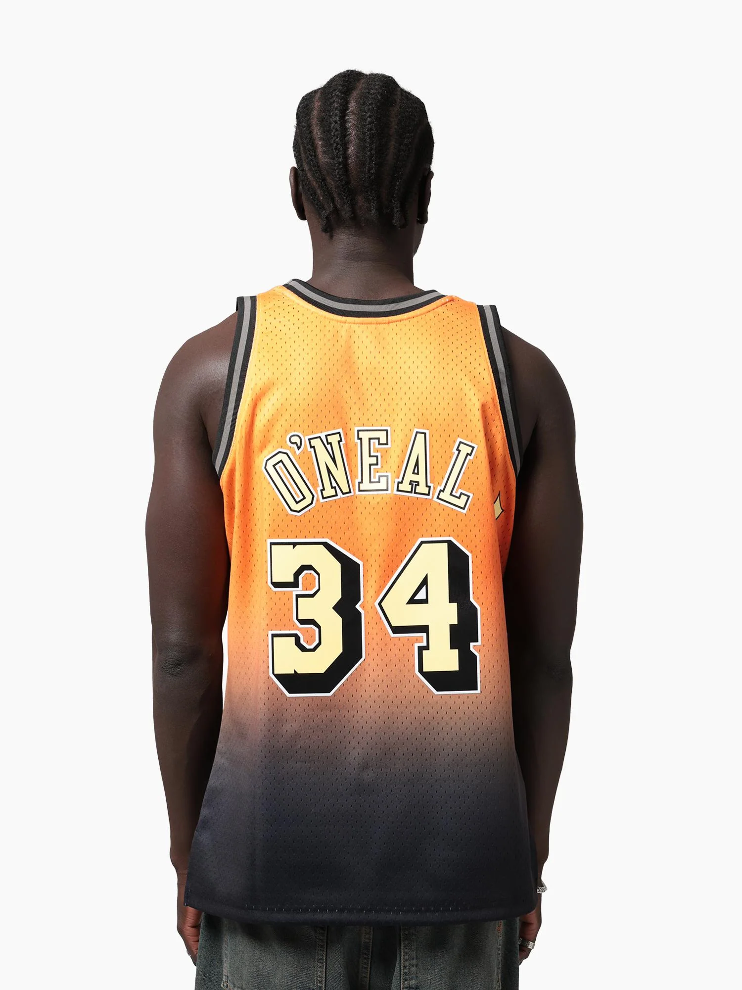 Shaquille O'Neal 1996-97 L.A Lakers Warehouse Rave Swingman Jersey - Image 2