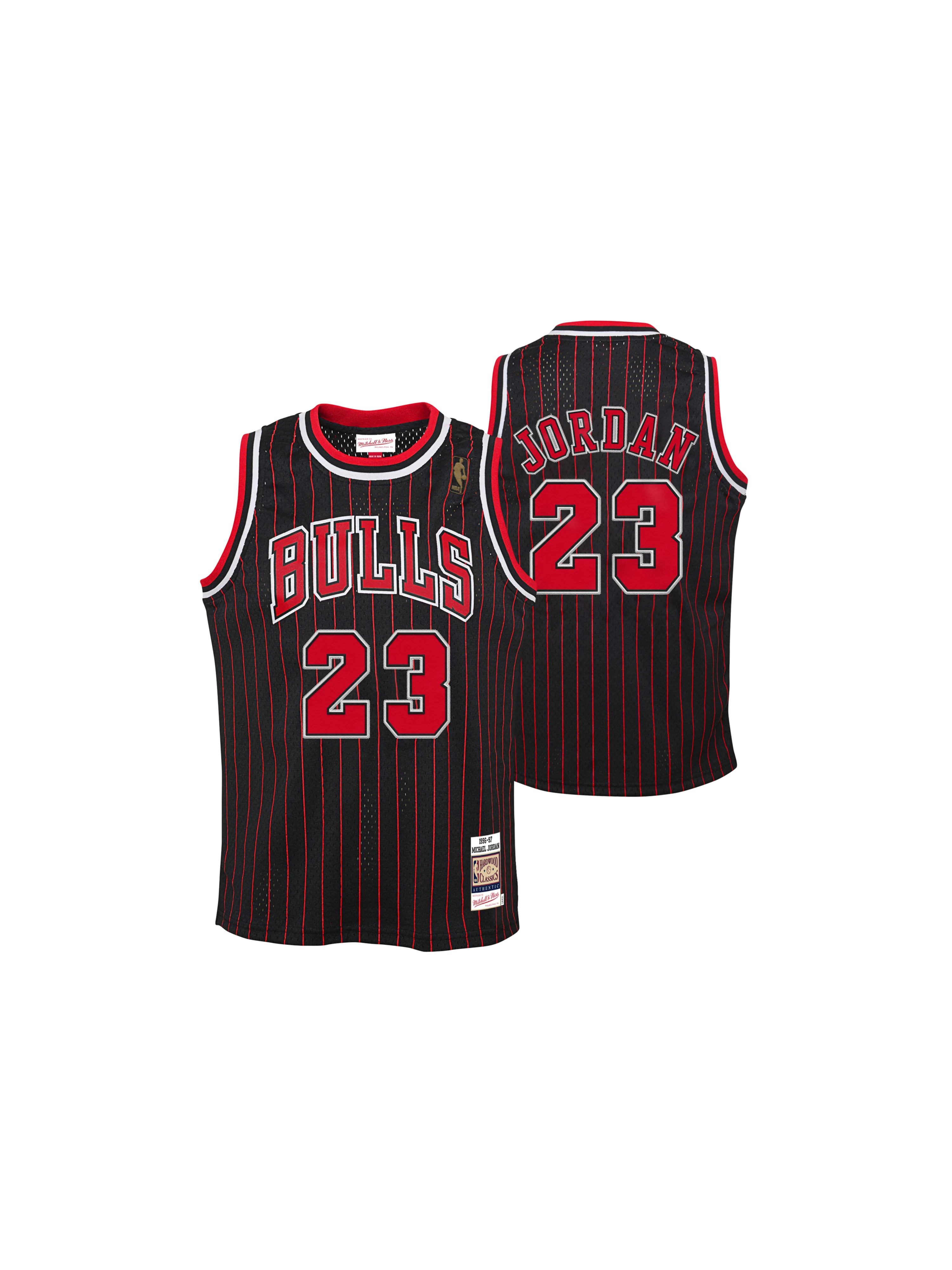 Youth Michael Jordan 1996-97 Chicago Bulls Alternate Authentic Jersey - Image 3