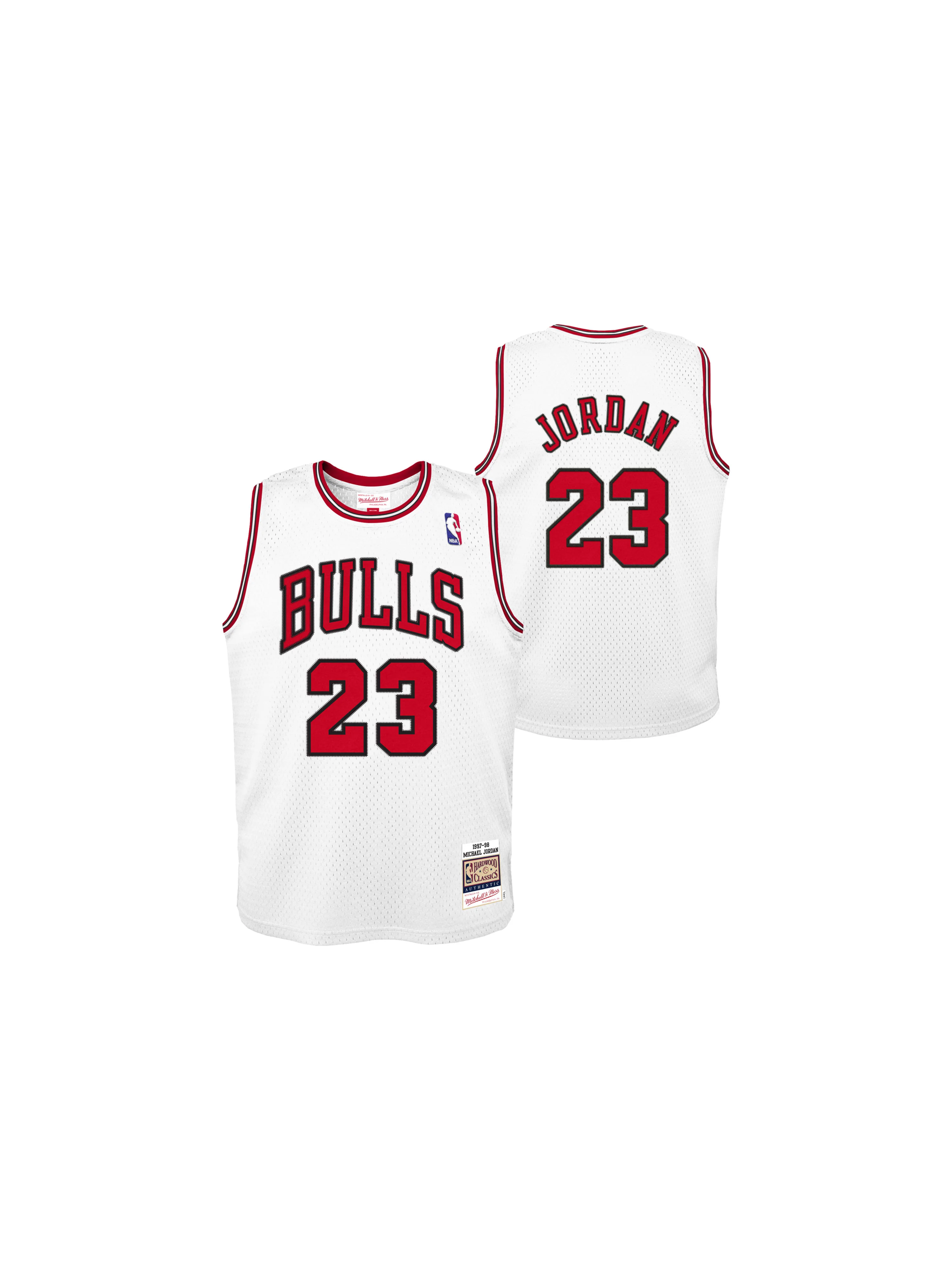 Youth Michael Jordan 1997-98 Chicago Bulls Road Authentic Jersey - Image 3