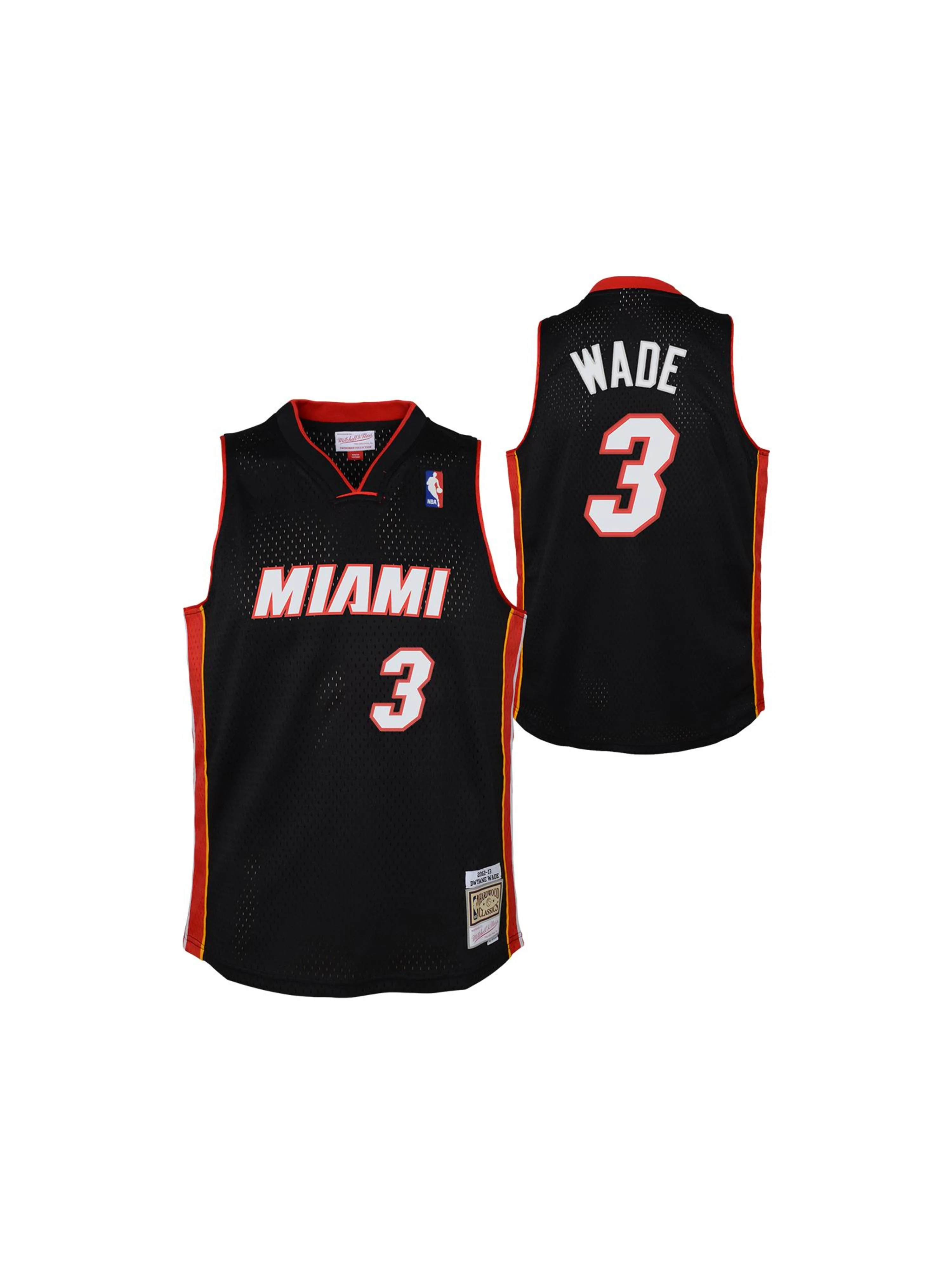 Youth Dwyane Wade 2012-13 Miami Heat Swingman Jersey - Image 3